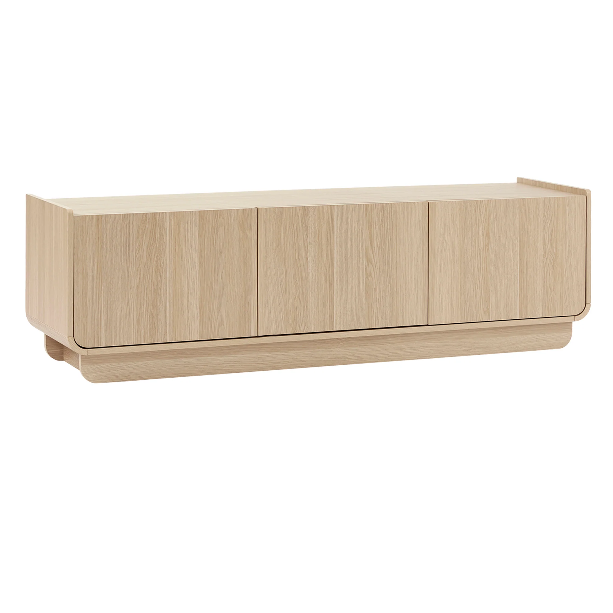 Malmo Entertainment Unit Oak (150cm) - Image 2