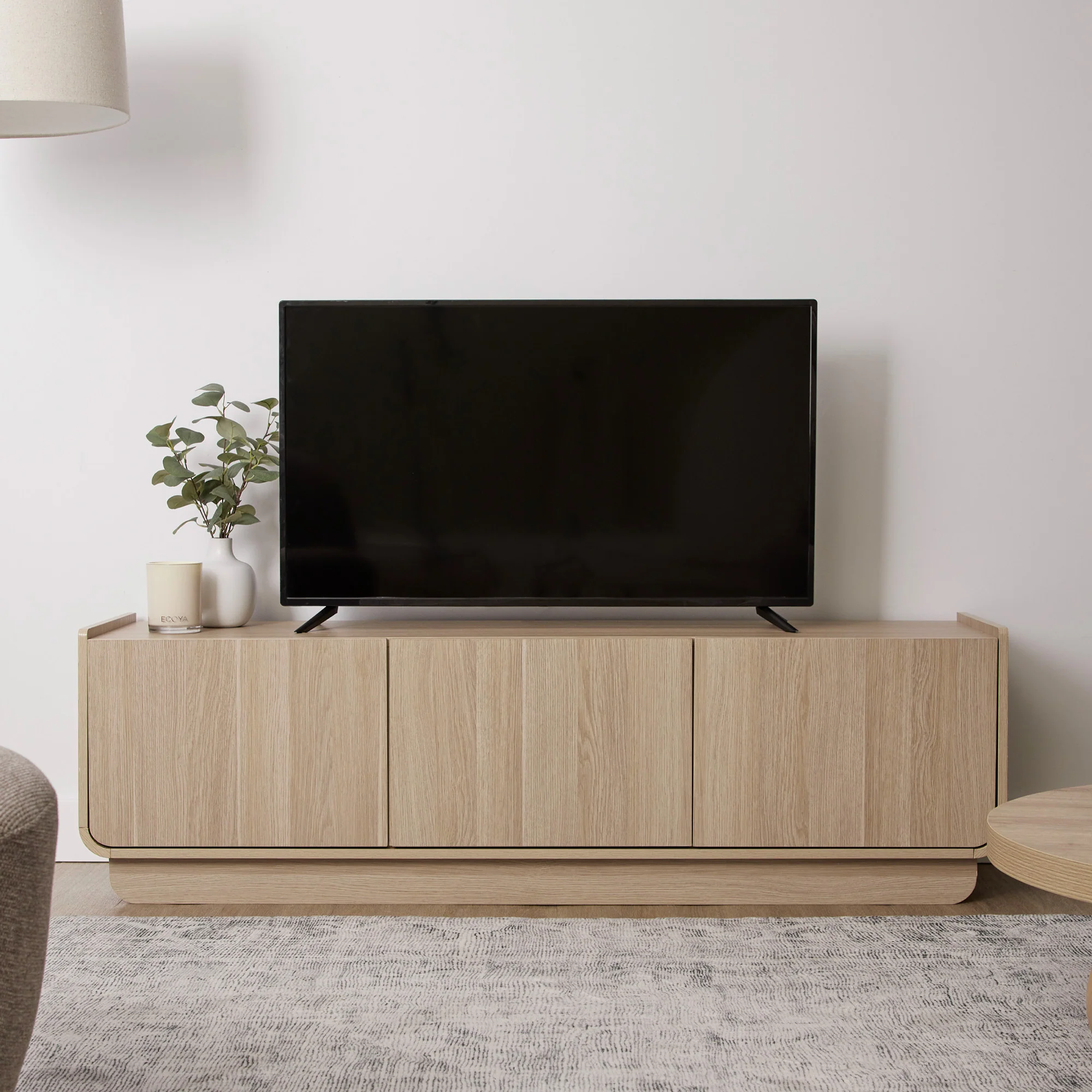 Malmo Entertainment Unit Oak (150cm) - Image 4