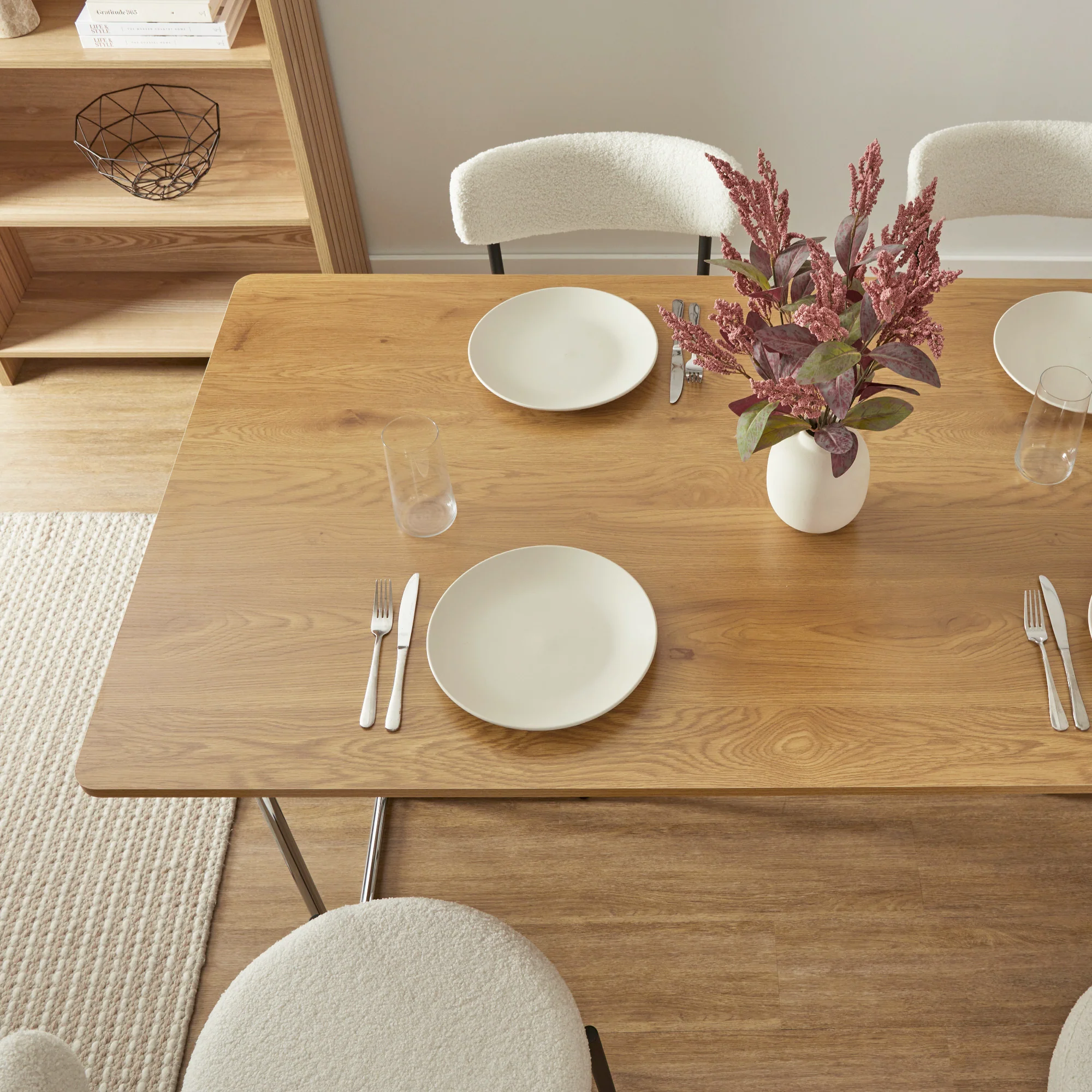 Mara 180cm Dining Table Oak - Image 4