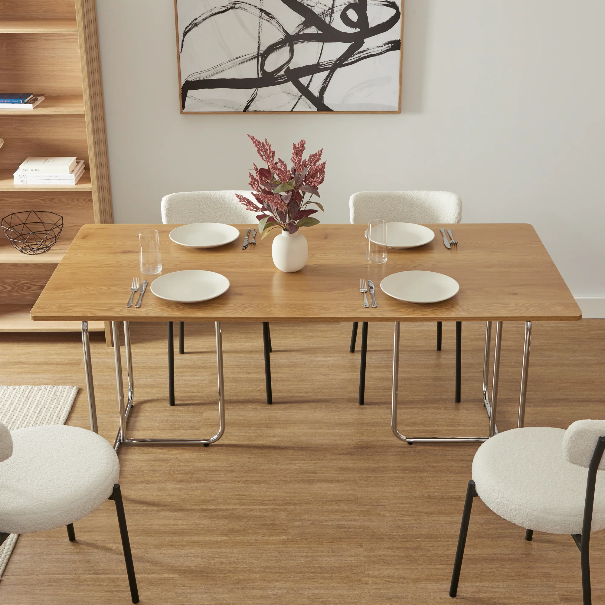 Mara 180cm Dining Table Oak - Image 9
