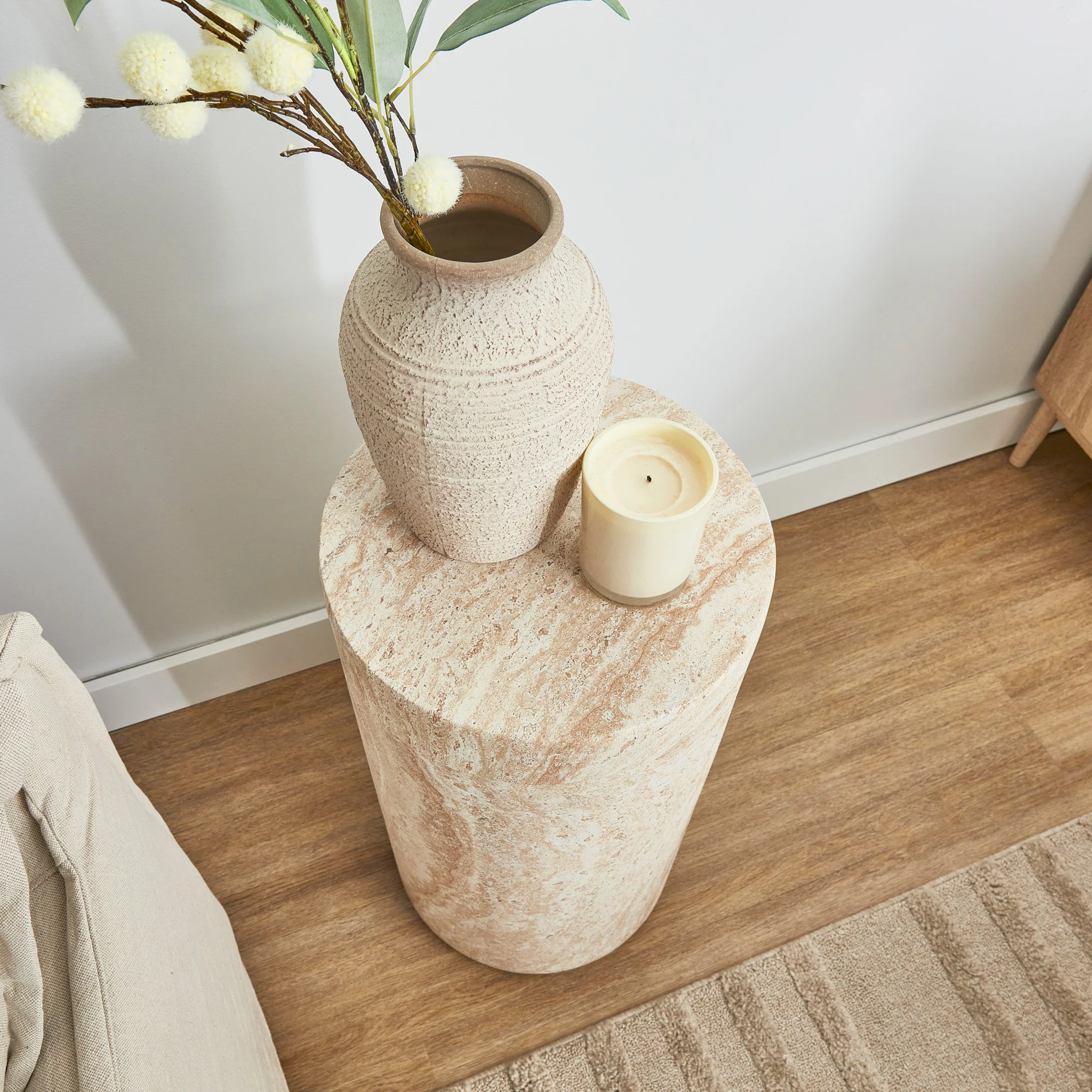 Maria Travertine Look Plinth - Image 6