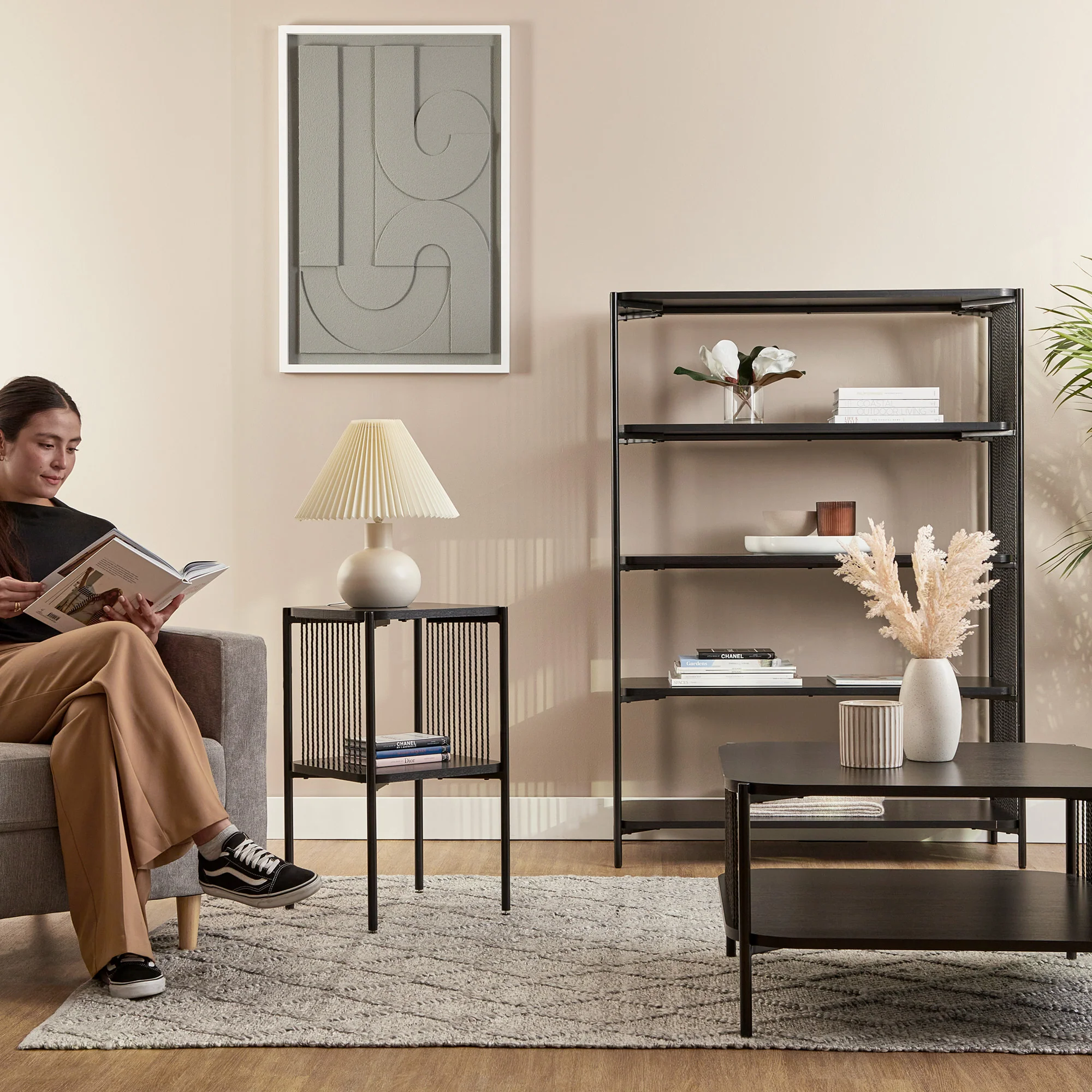 Marina Bookshelf Black - Image 7
