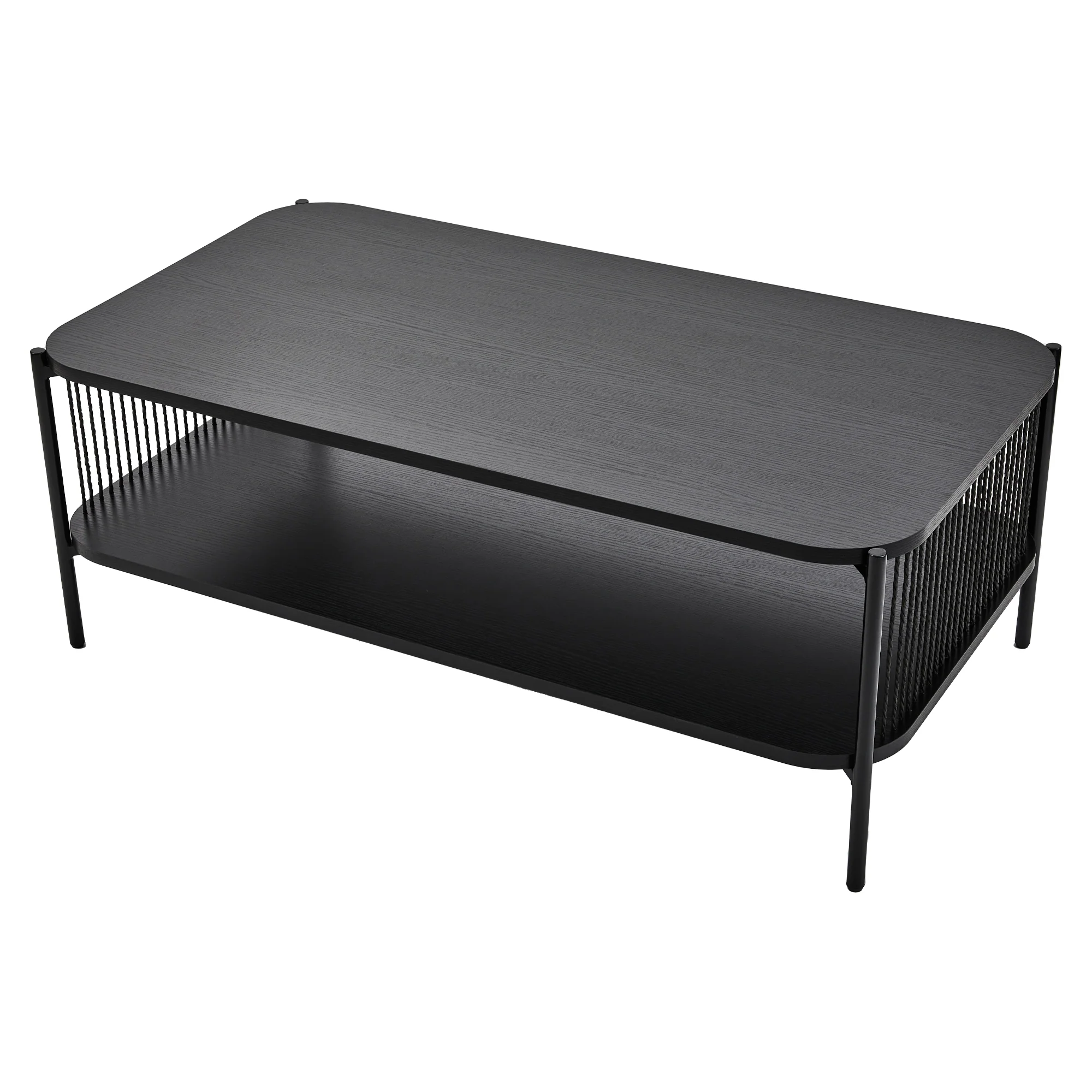 Marina Rectangle Coffee Table Black - Image 8