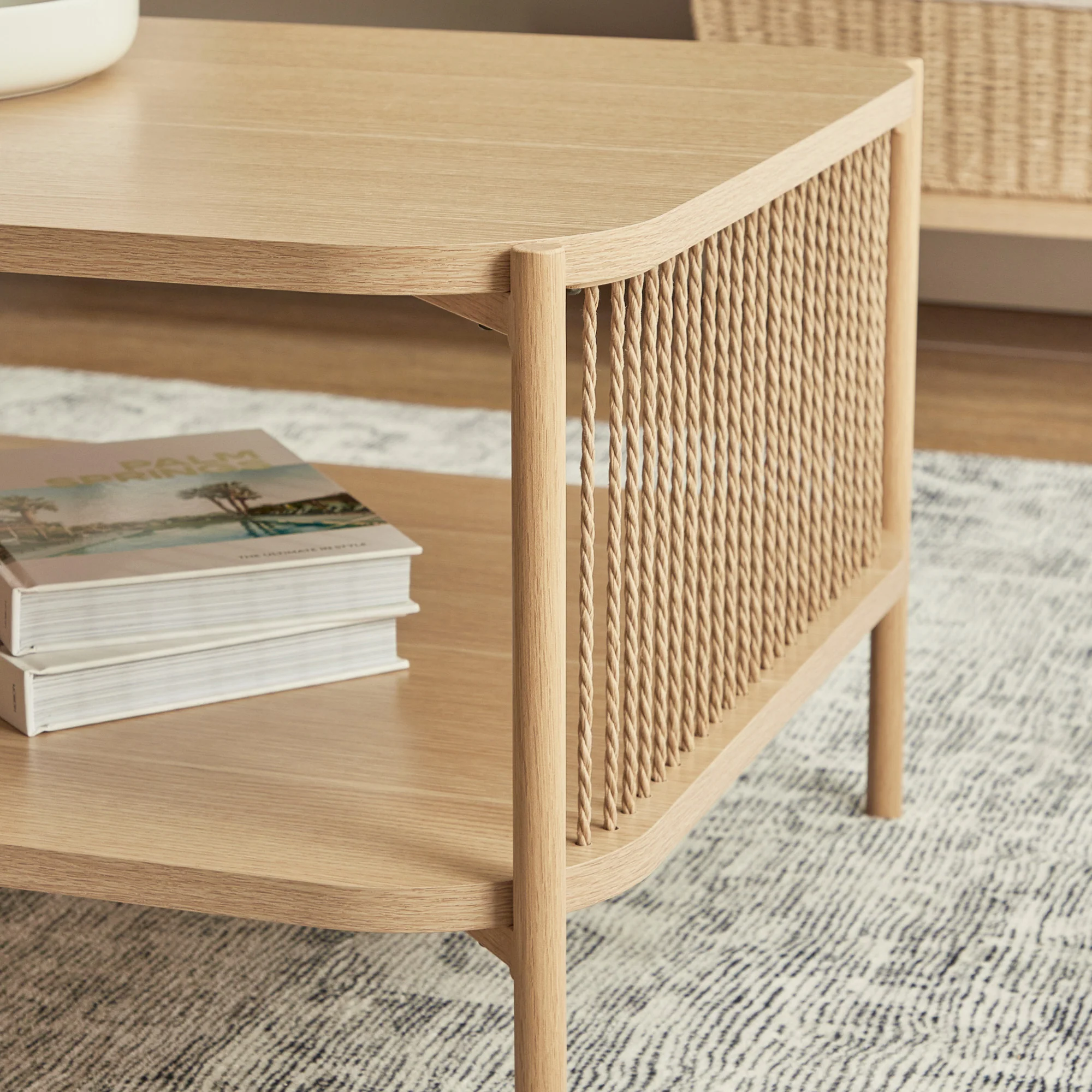 Marina Rectangle Coffee Table Natural - Image 4