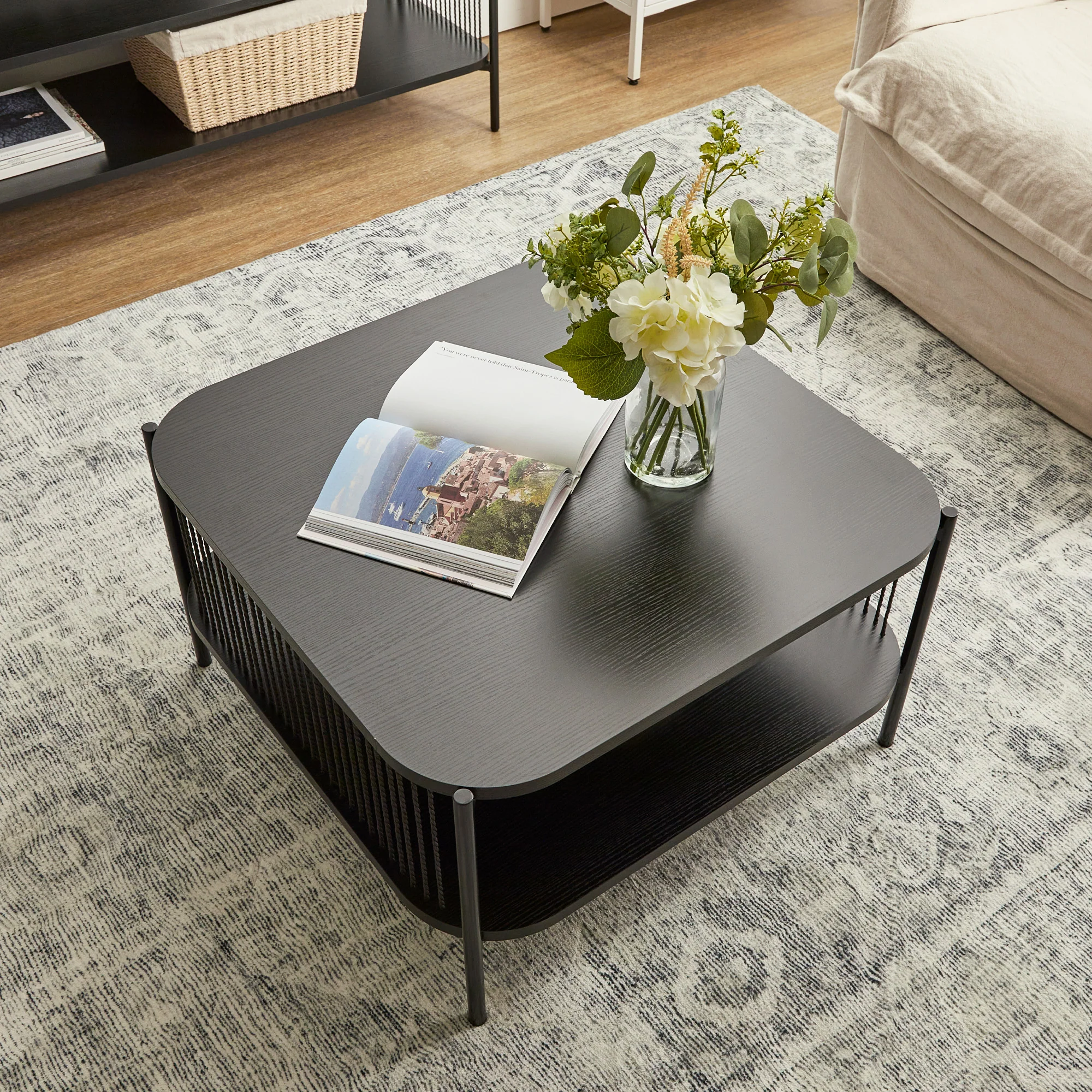 Marina Square Coffee Table Black - Image 6