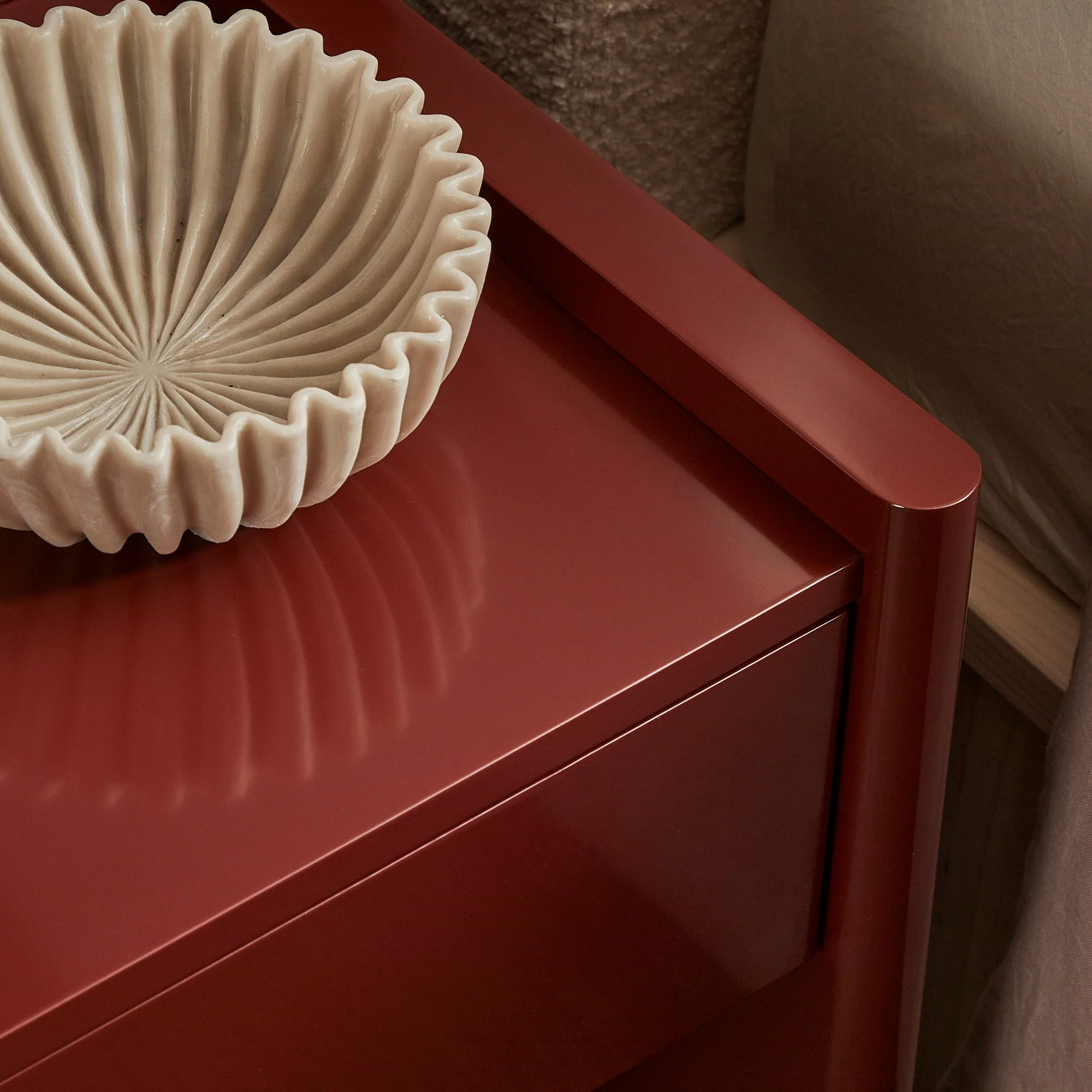 Martine Bedside Table Wine - Image 5