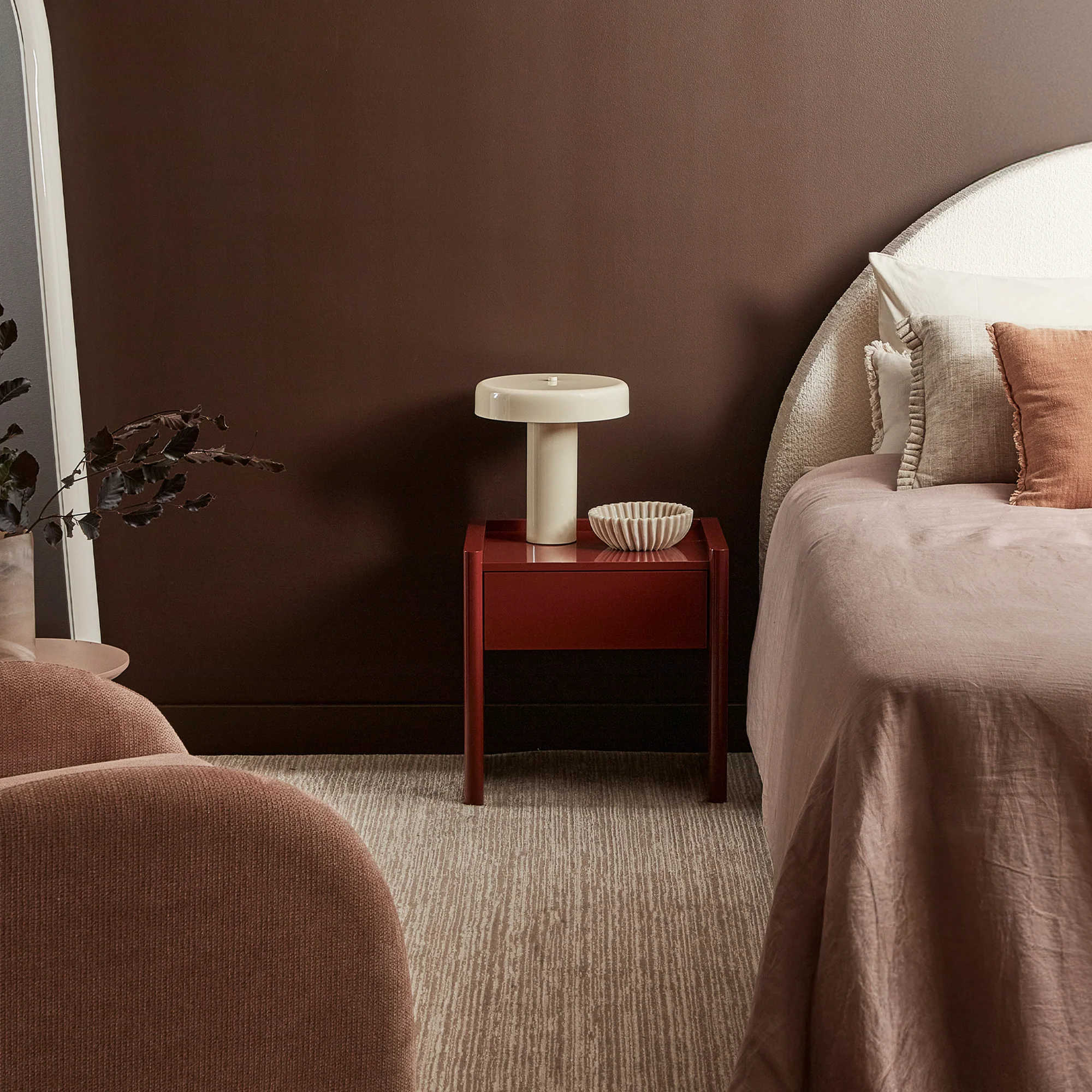 Martine Bedside Table Wine - Image 9