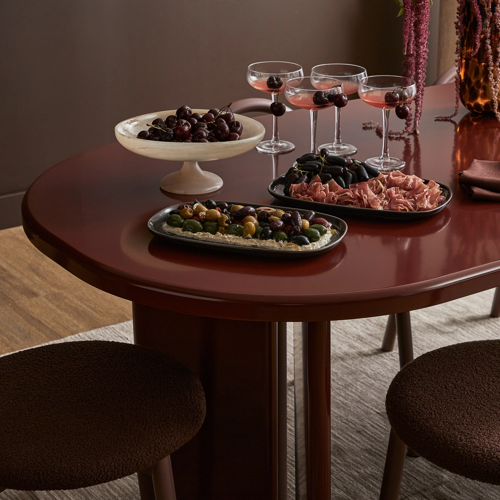 Martine Dining Table Wine (200cm) - Image 5