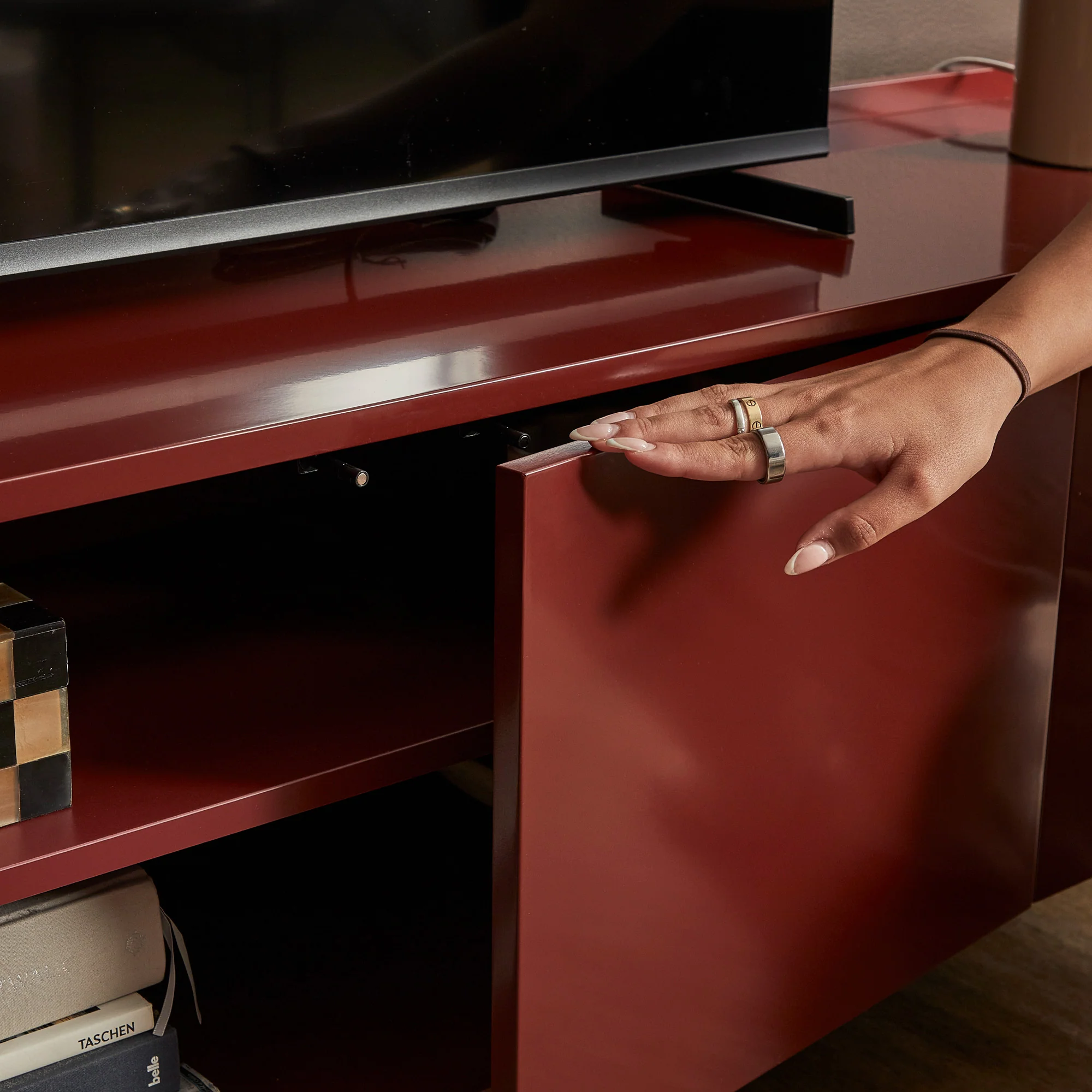 Martine Entertainment Unit Wine (180cm) - Image 7