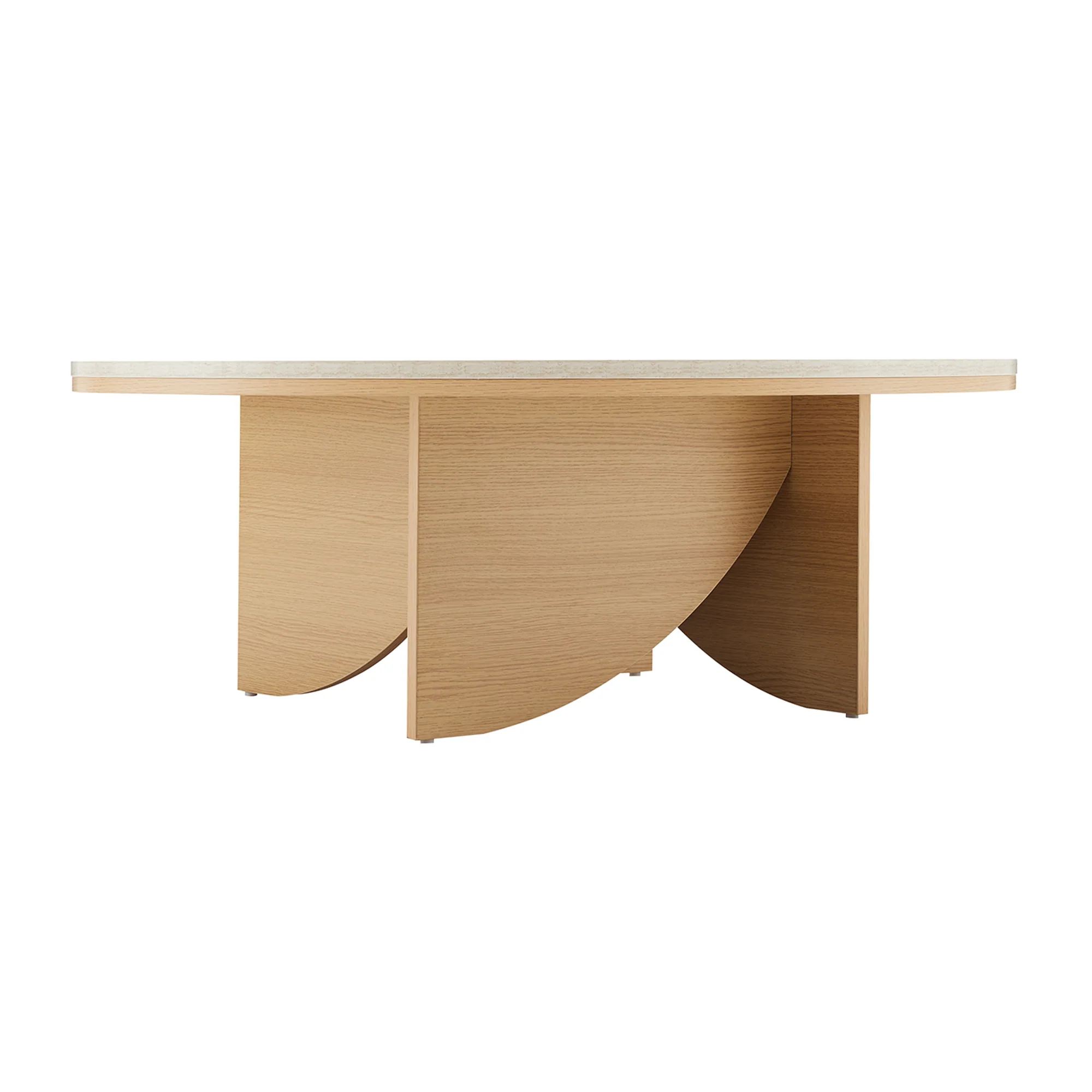 Mason Coffee Table Oak Travertine Look - Image 10