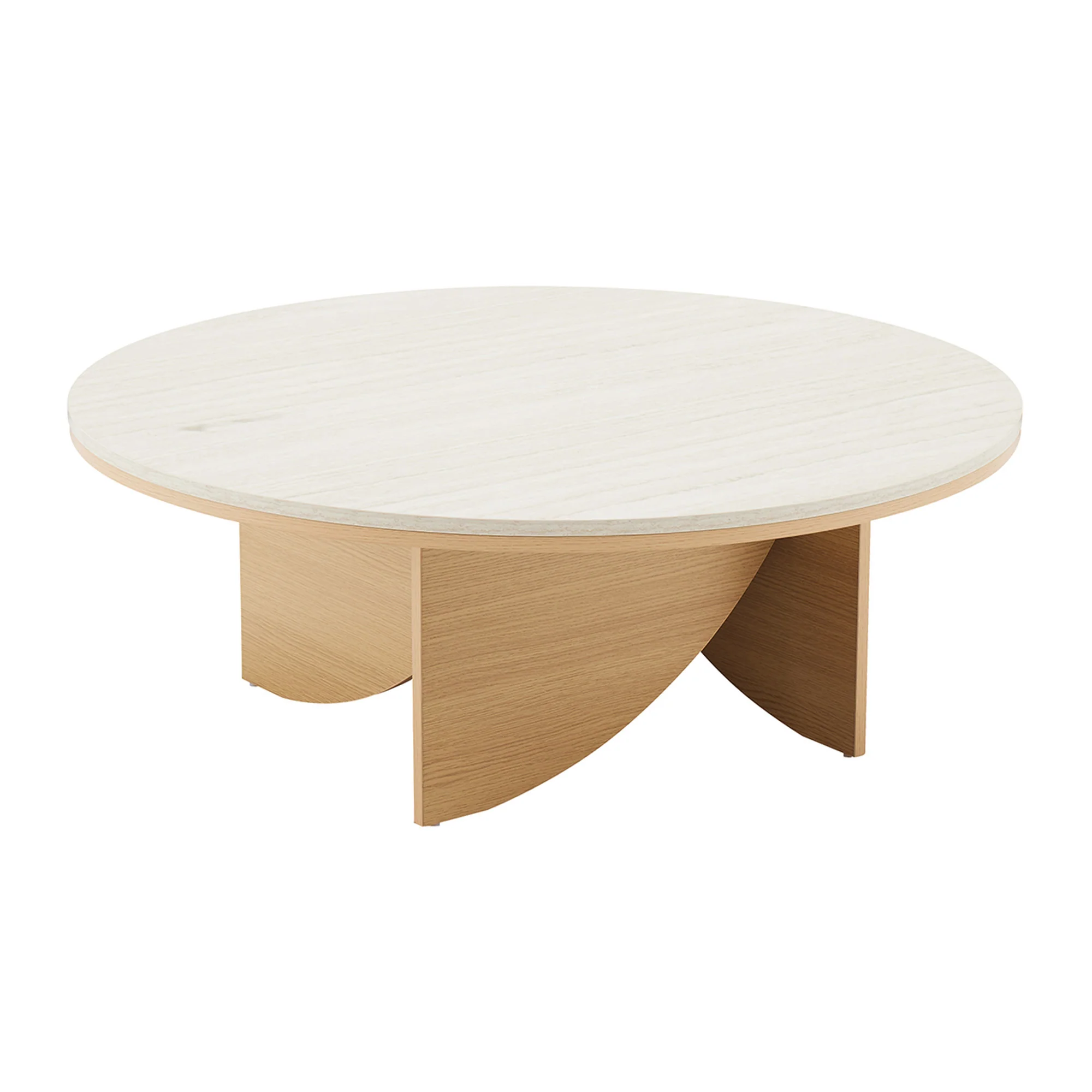 Mason Coffee Table Oak Travertine Look - Image 3