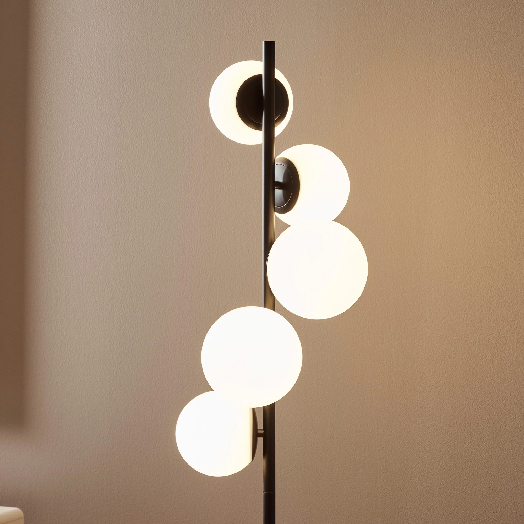 Mateo Cluster Floor Lamp Black - Image 5