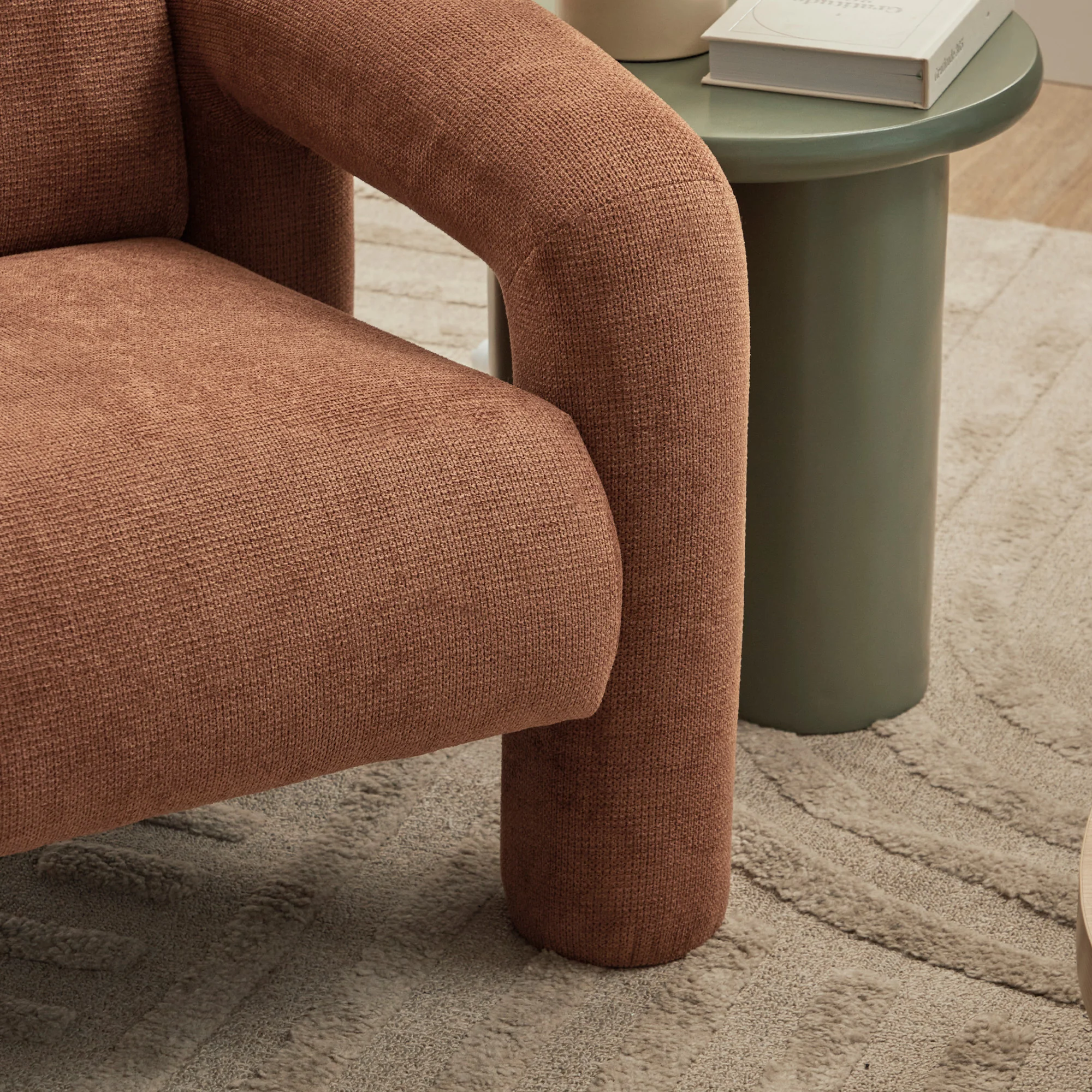 Matilda Armchair Rust - Image 4
