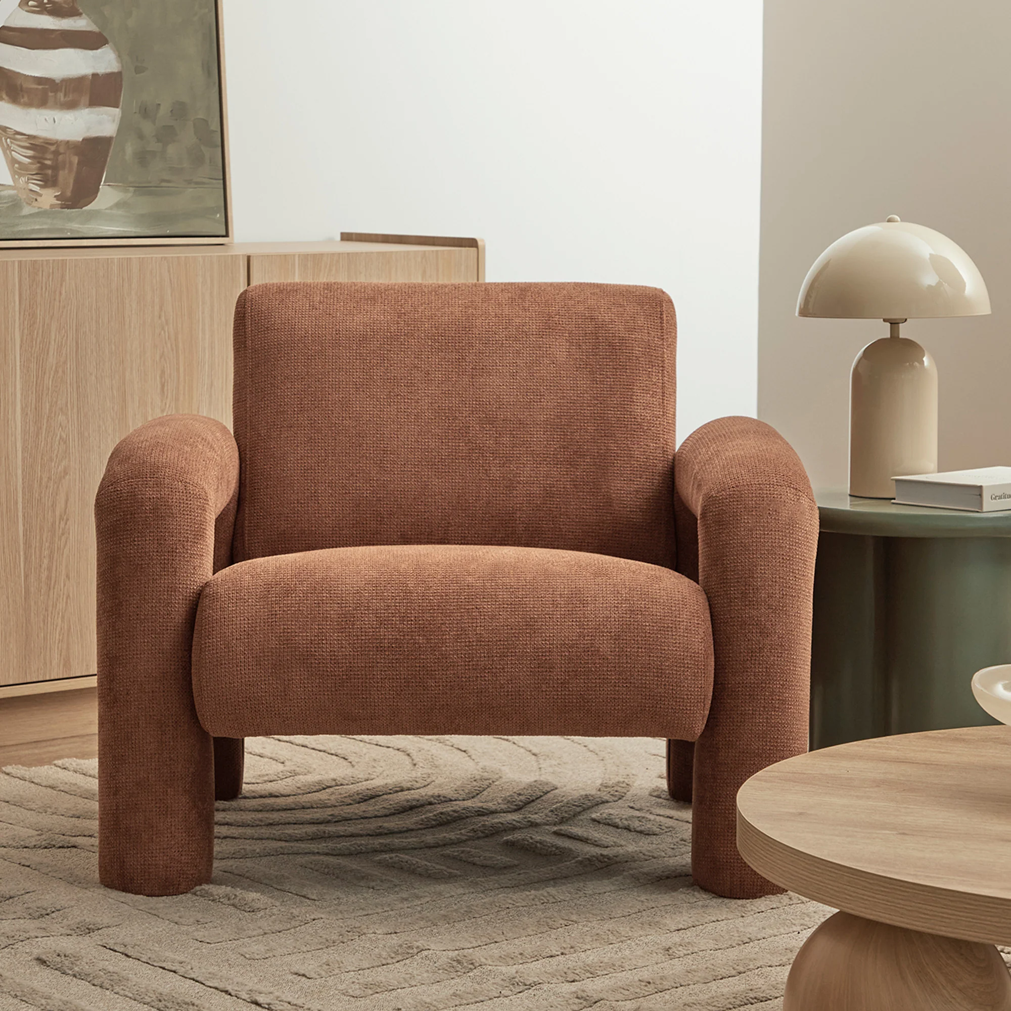 Matilda Armchair Rust (Set of 2) - Image 7