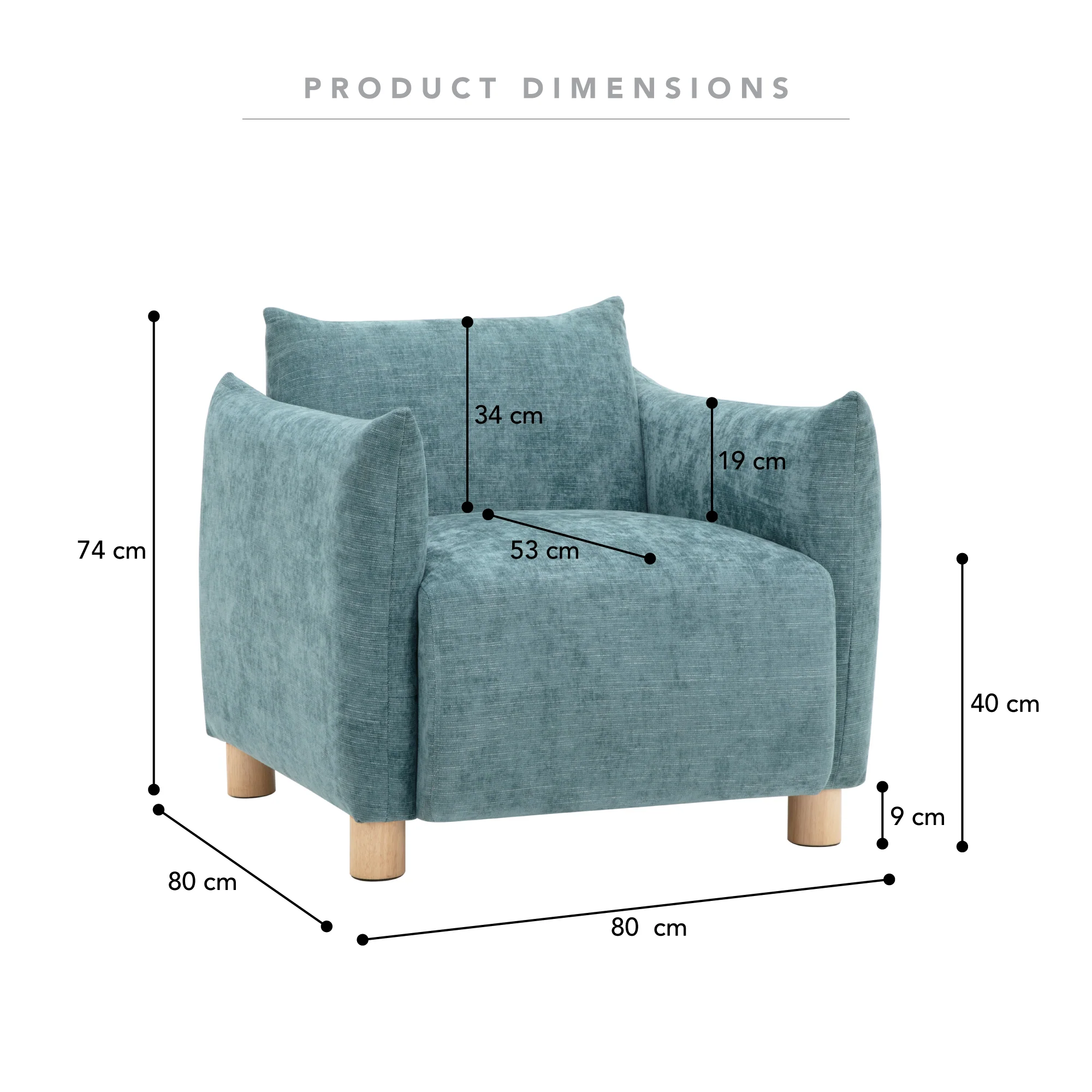 Meadow Armchair Sage (Set of 2) - Image 3