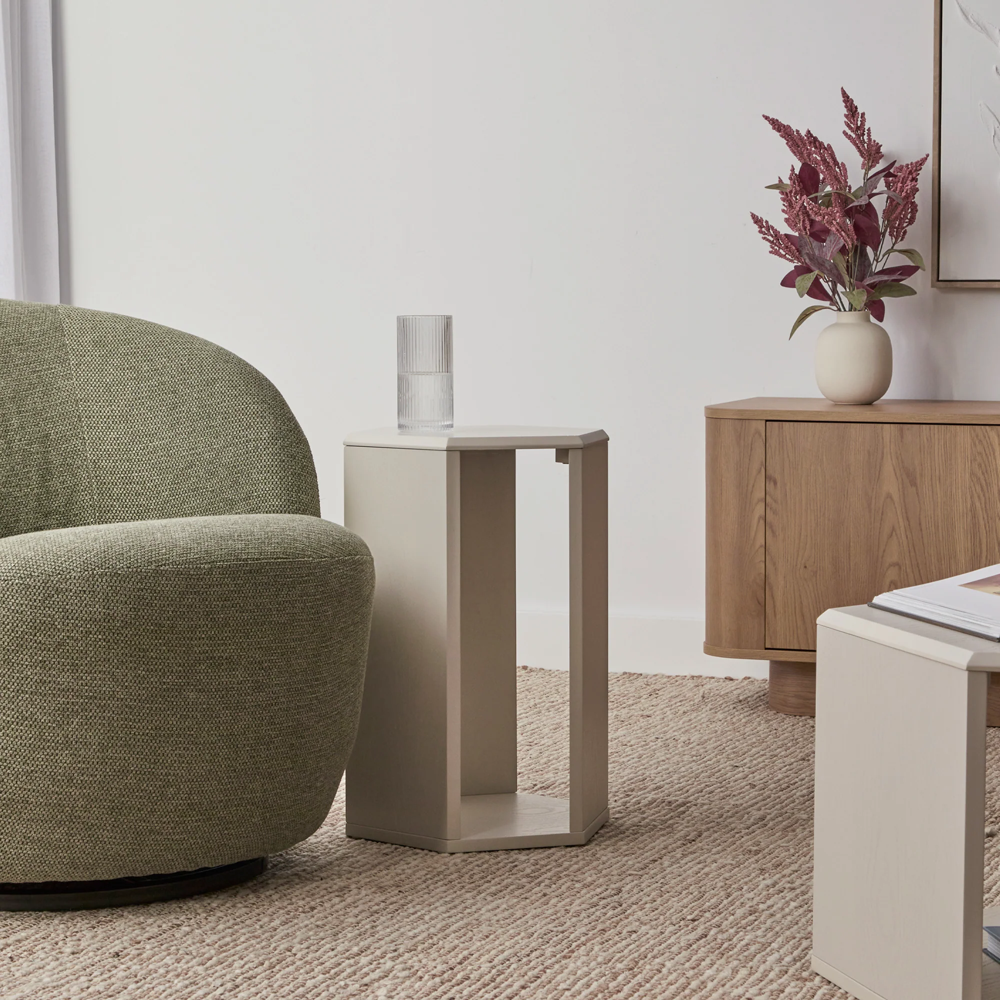 Megara Side Table Grey - Image 8