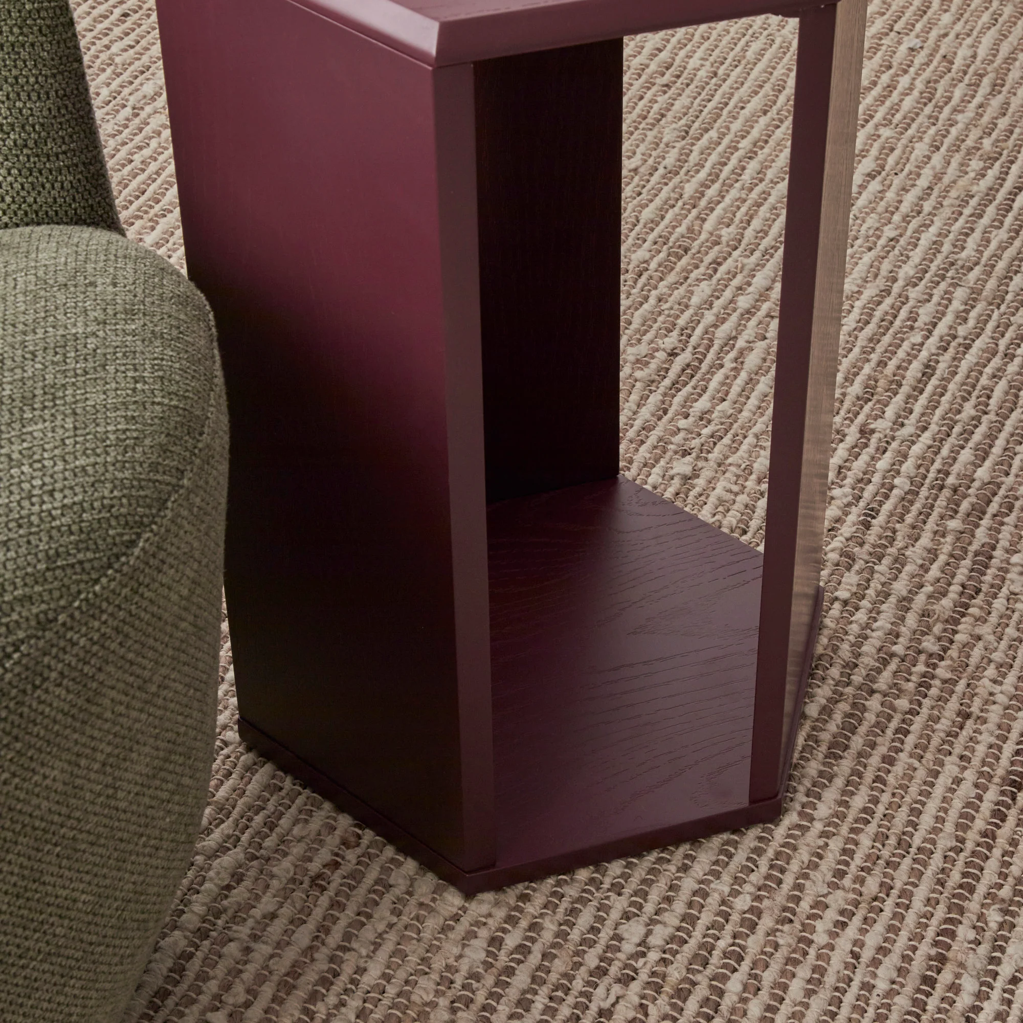Megara Side Table Merlot - Image 5