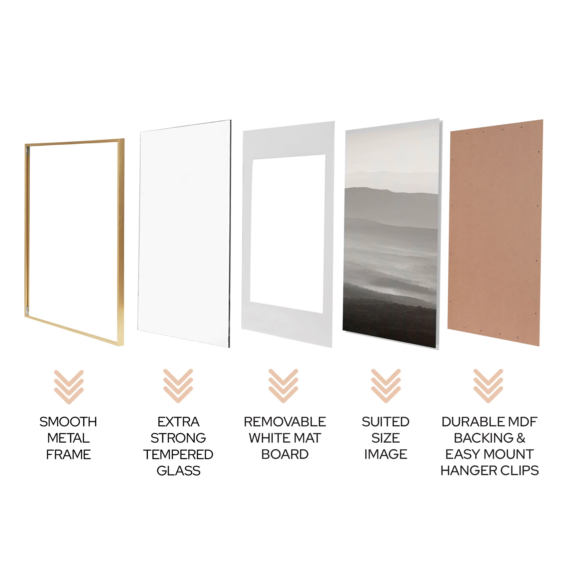 Metal 3 Slot Collage Photo Frame 10x15cm Set Of 3 - Image 14