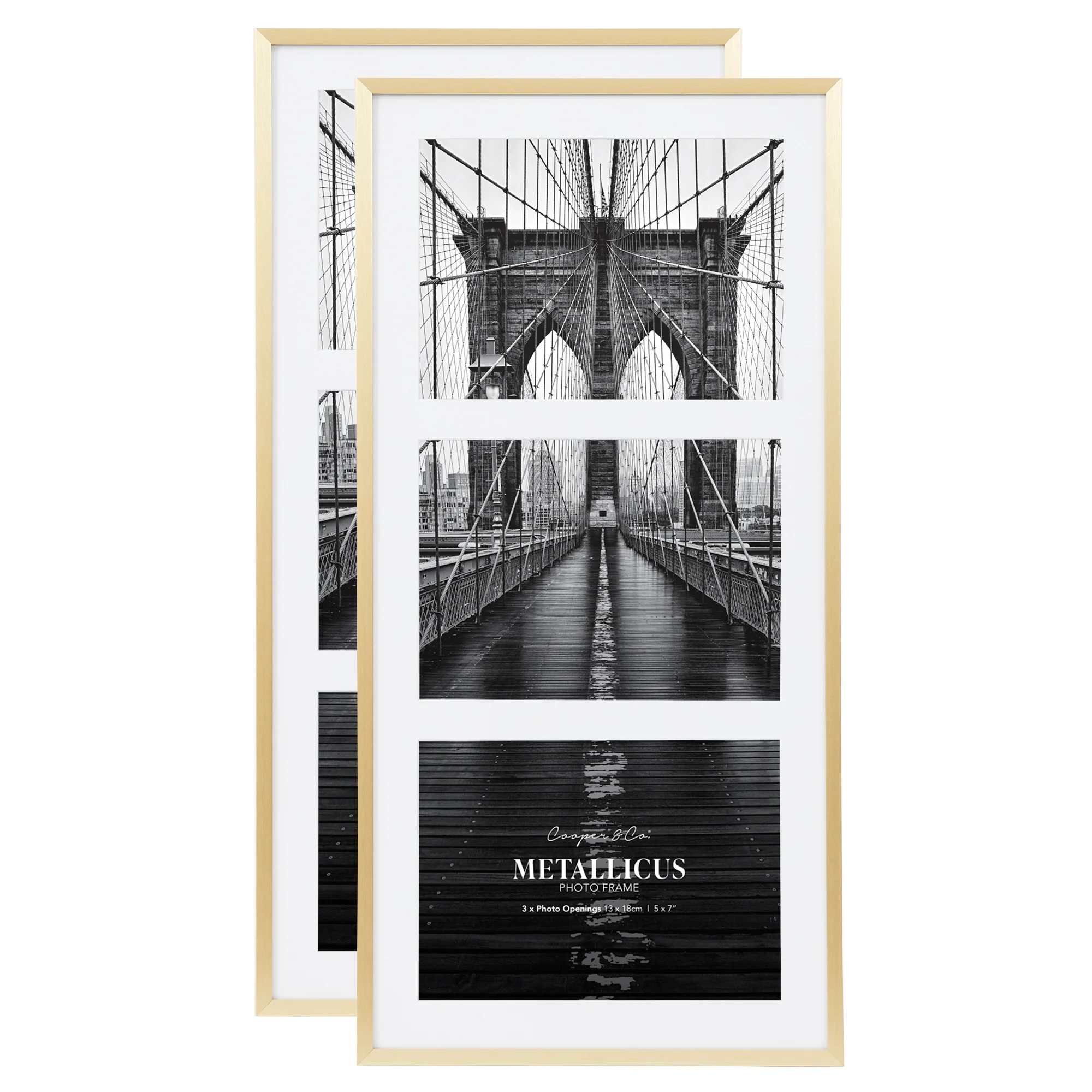 Metal 3 Slot Collage Photo Frame 13x18cm Set Of 2 - Image 12