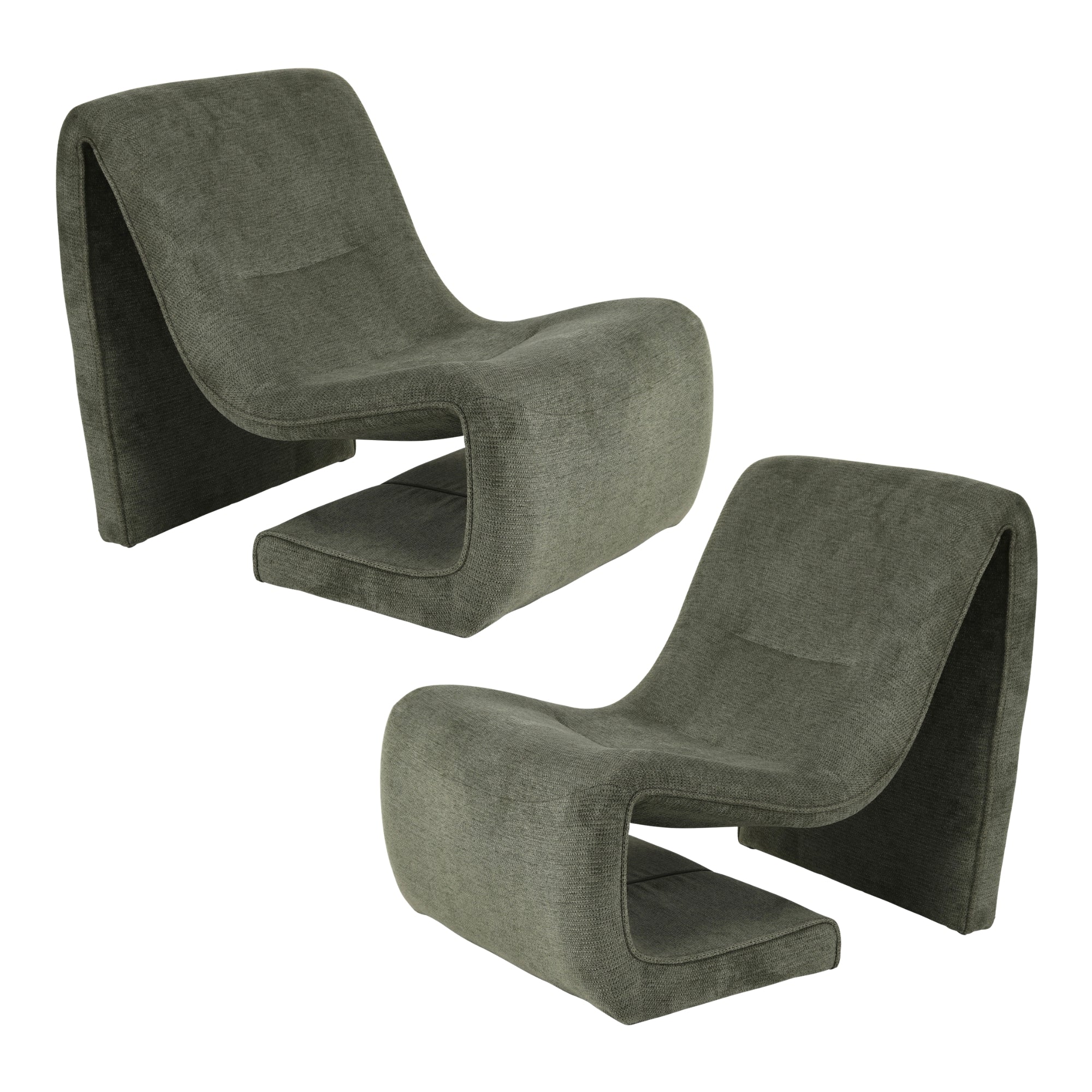 Monroe Accent Chair Green (Set of 2)