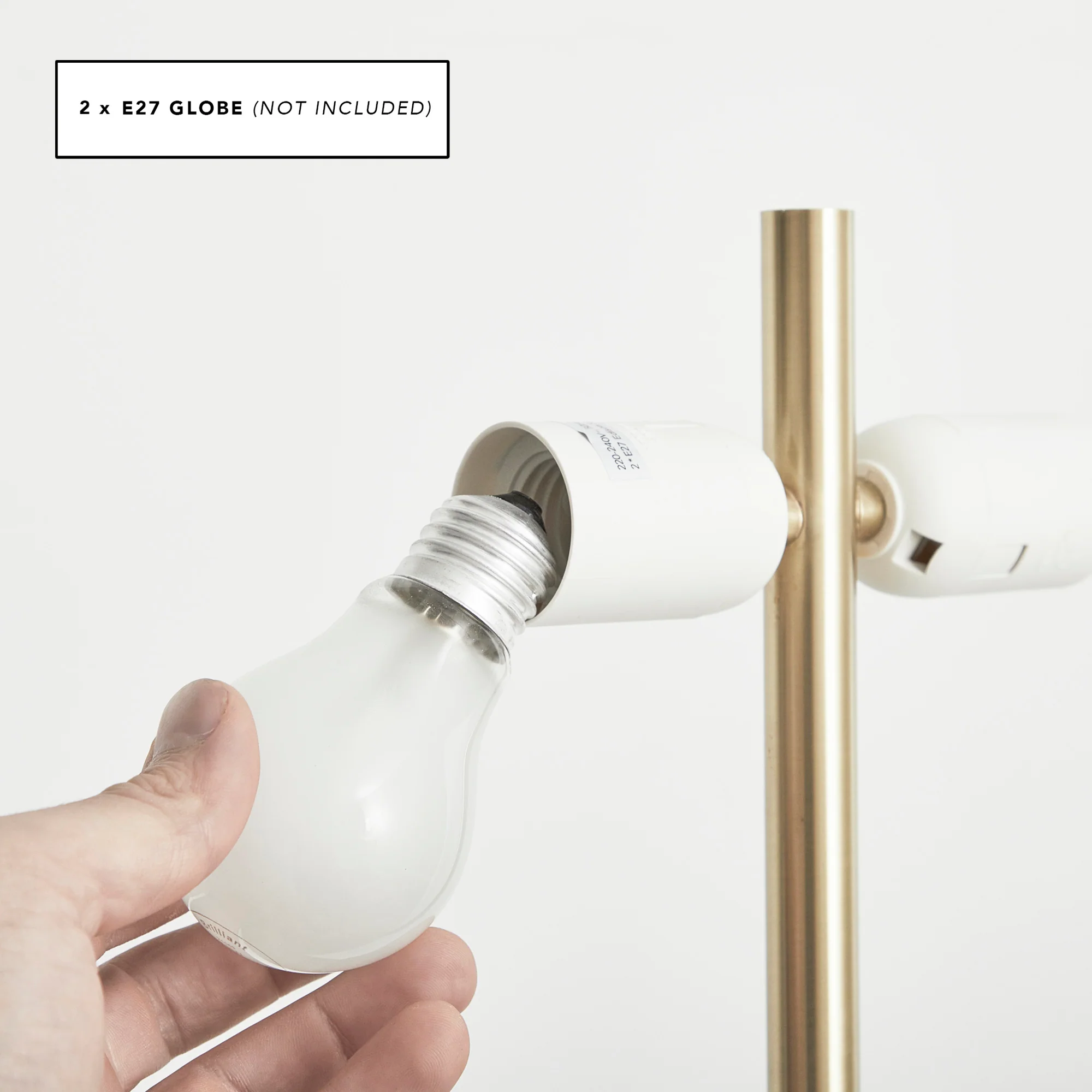 Mushroom Floor Lamp Gold - Image 6