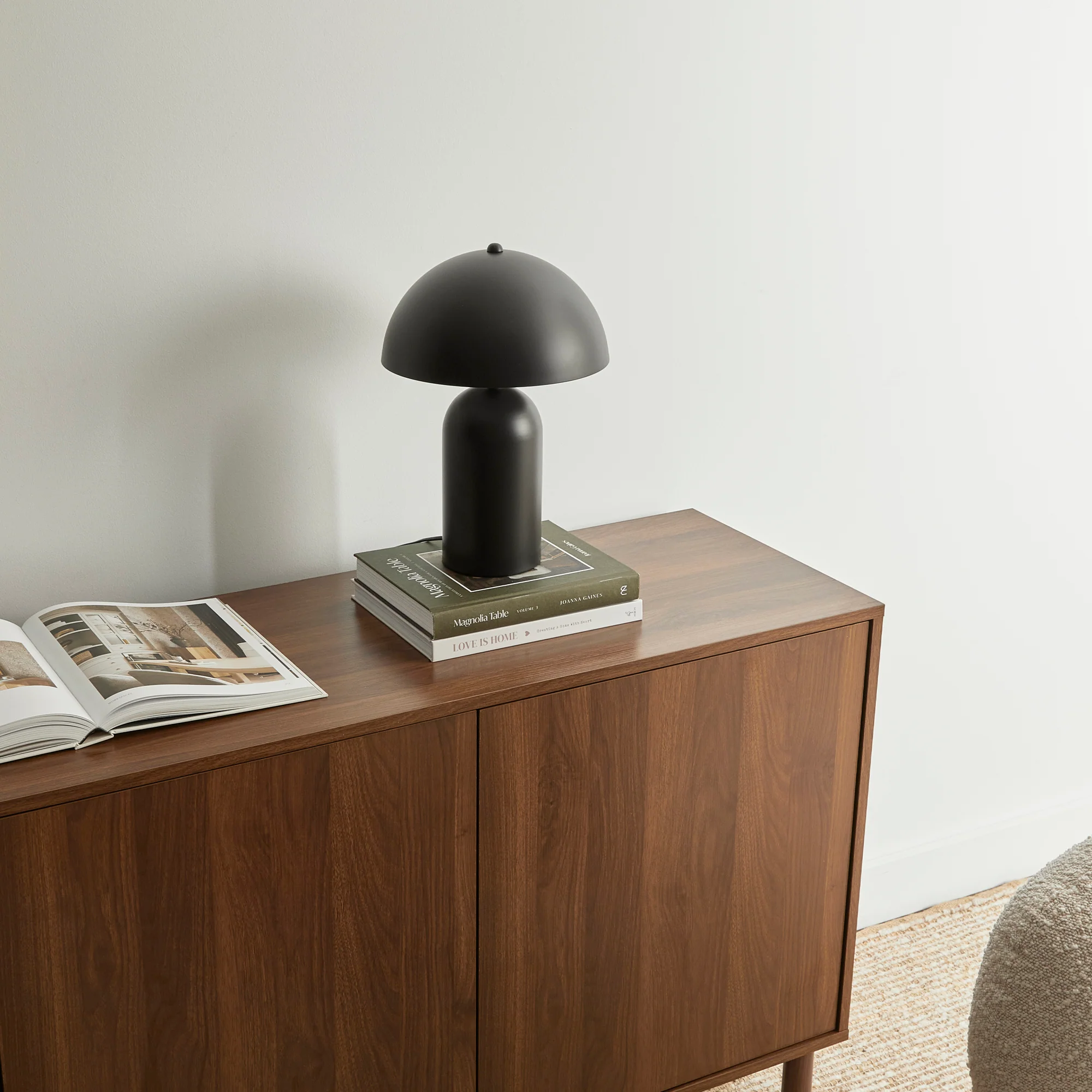 Mushroom Table Lamp Black - Image 4