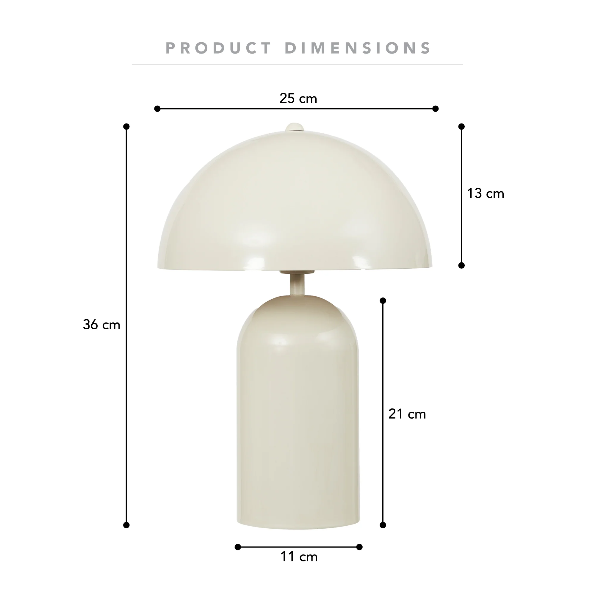 Mushroom Table Lamp Cloud (Set of 2) - Image 3