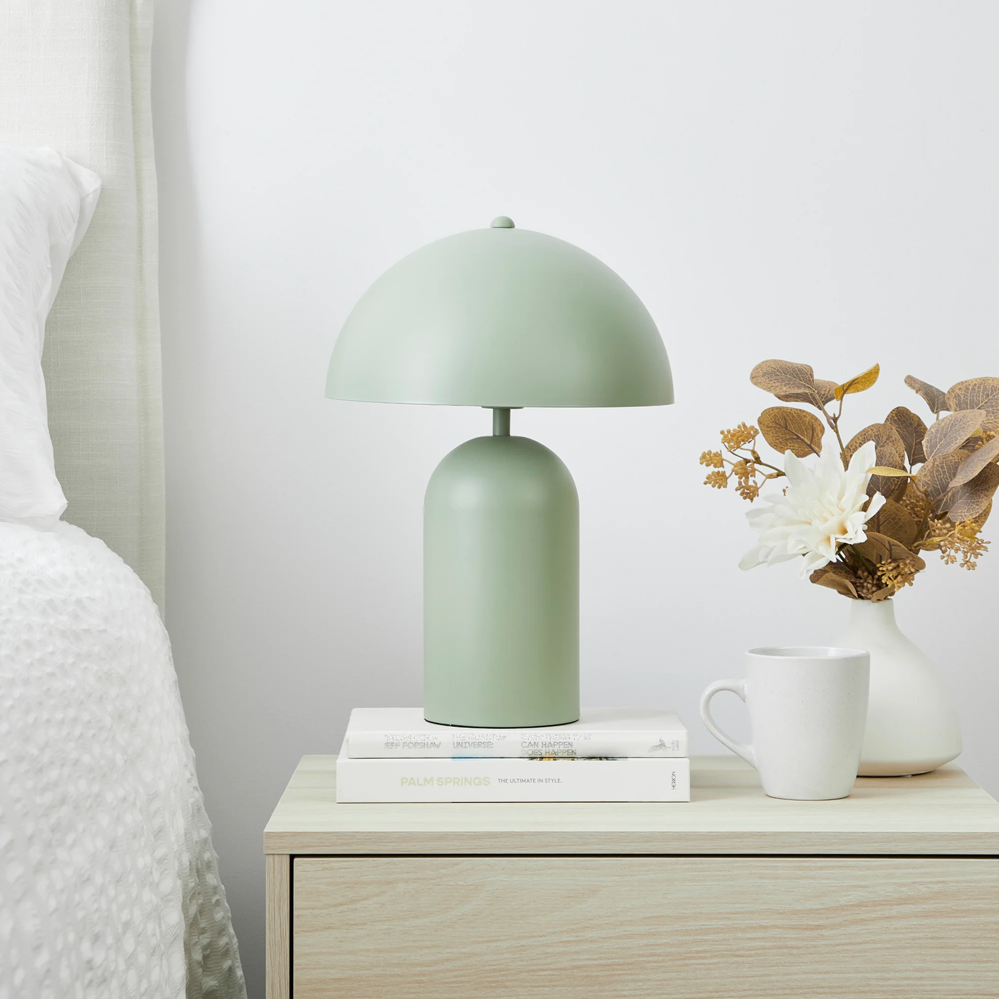 Mushroom Table Lamp Sage - Image 5
