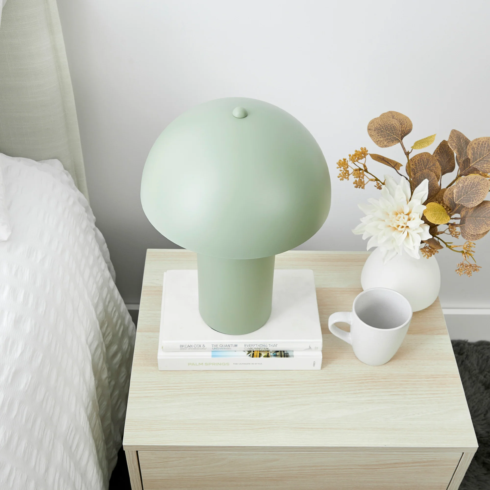 Mushroom Table Lamp Sage (Set of 2) - Image 4