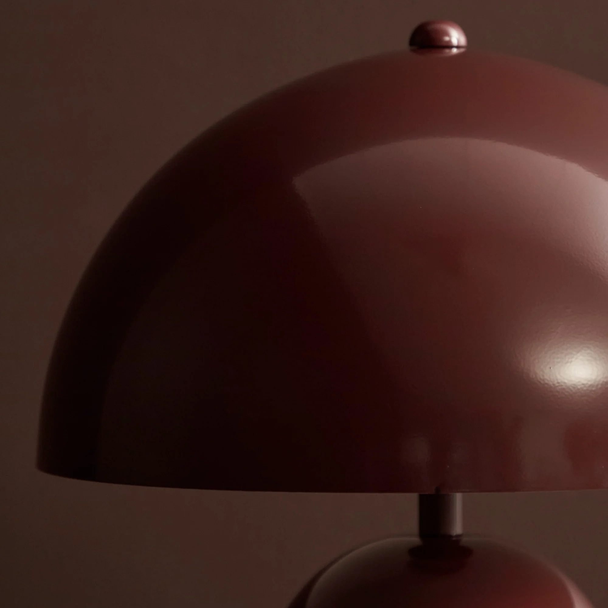 Mushroom Table Lamp Cabernet - Image 5