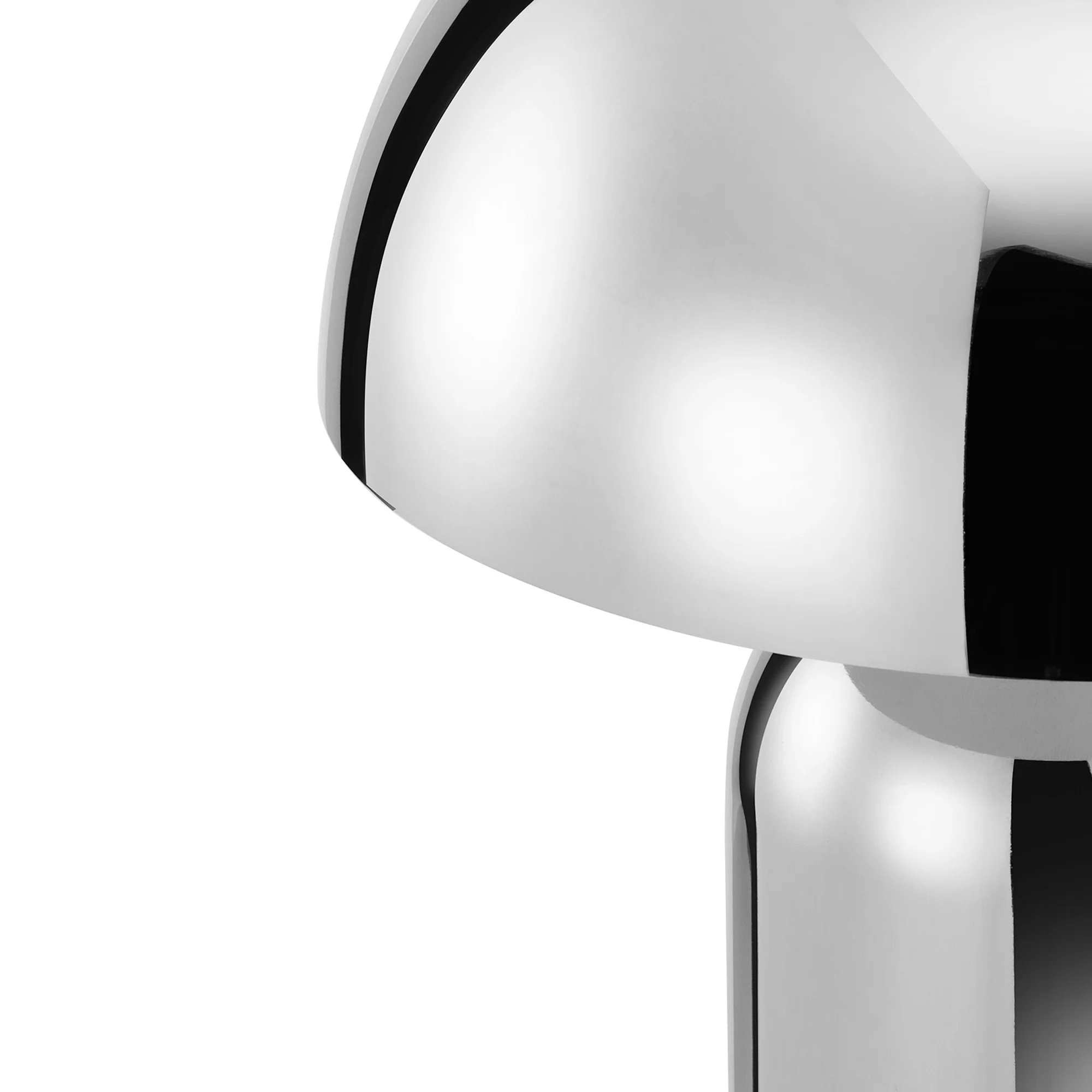 Mushroom Table Lamp Chrome - Image 10