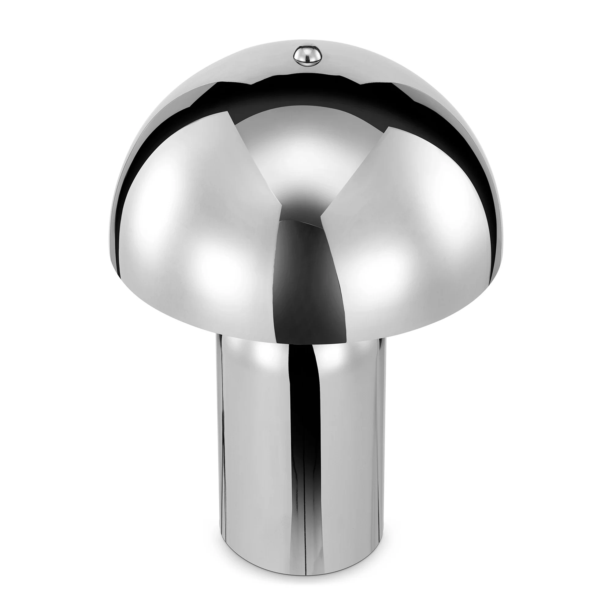 Mushroom Table Lamp Chrome - Image 12