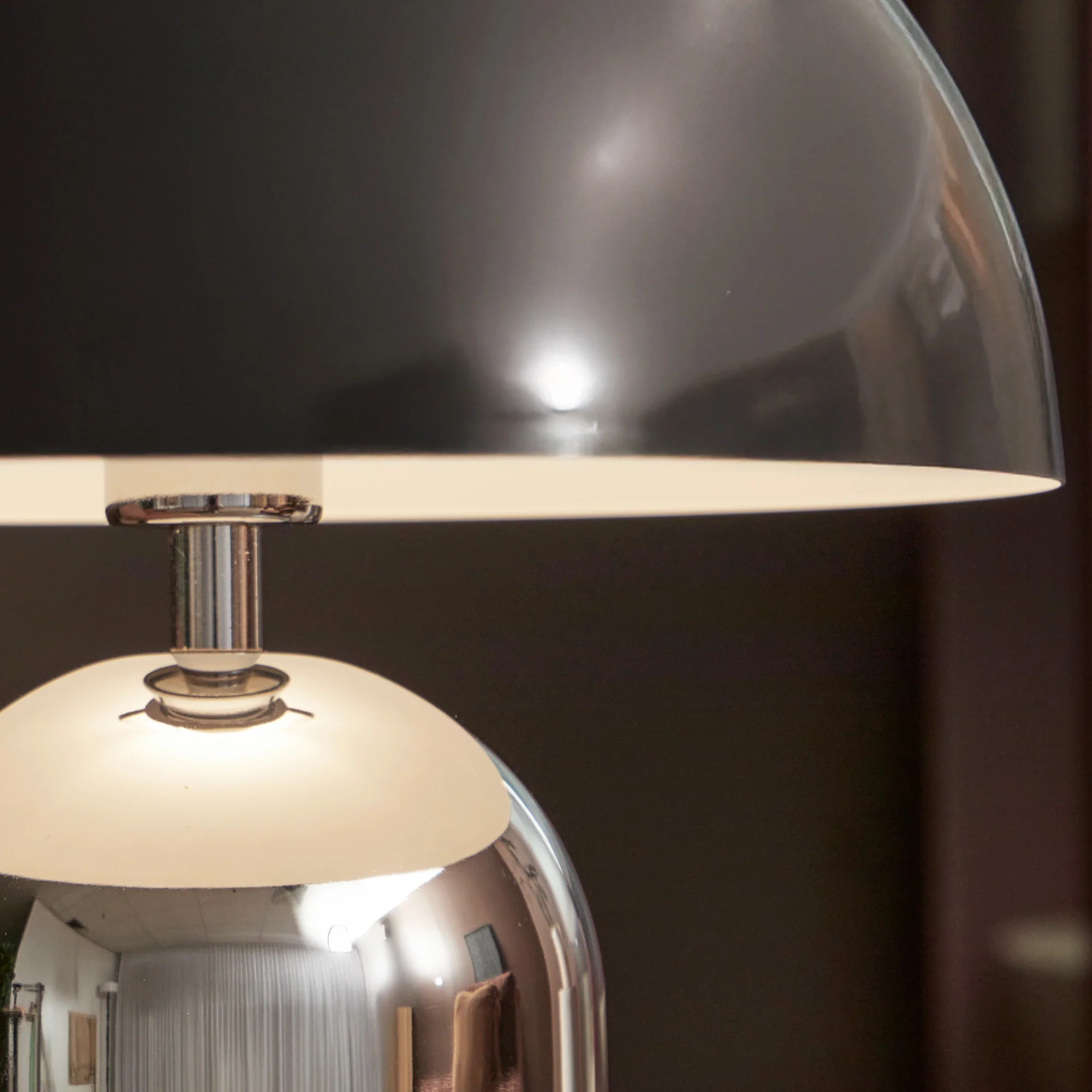 Mushroom Table Lamp Chrome (Set of 2) - Image 6