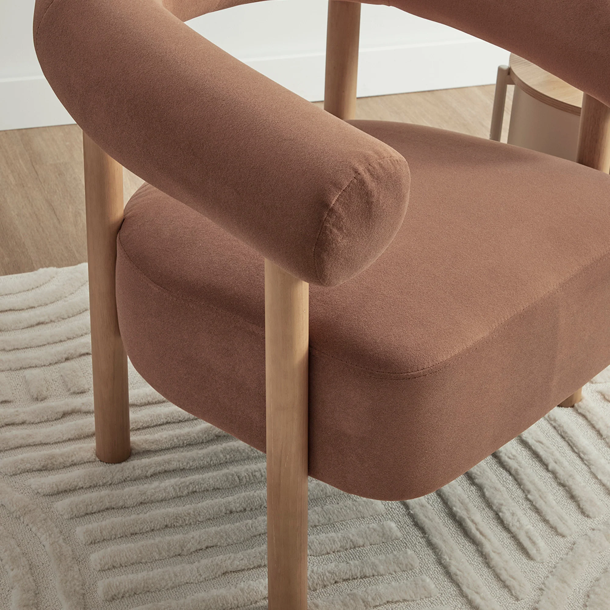 Nadia Armchair Rust - Image 4