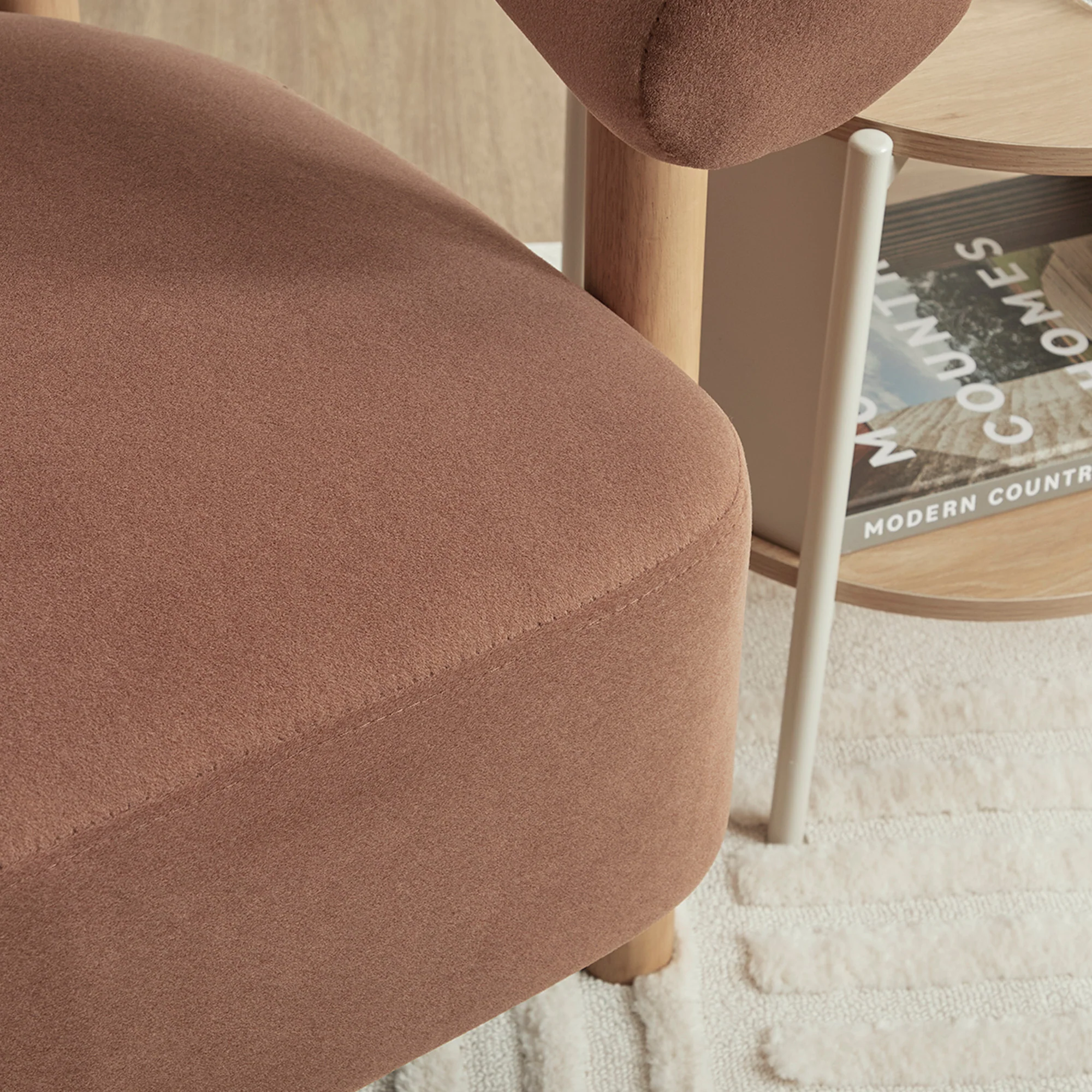 Nadia Armchair Rust - Image 6