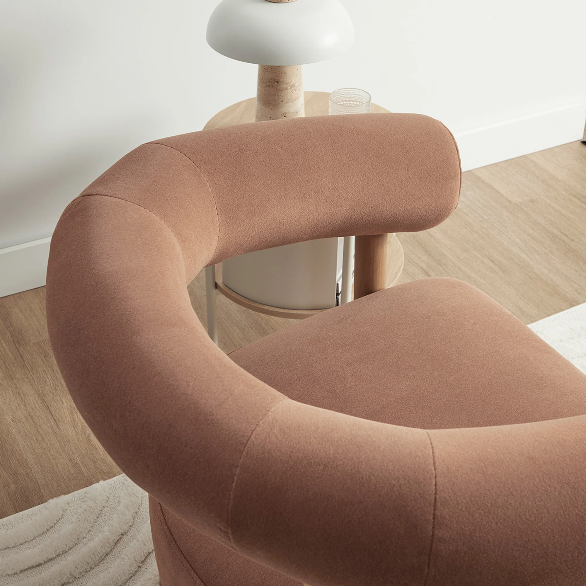 Nadia Armchair Rust - Image 8