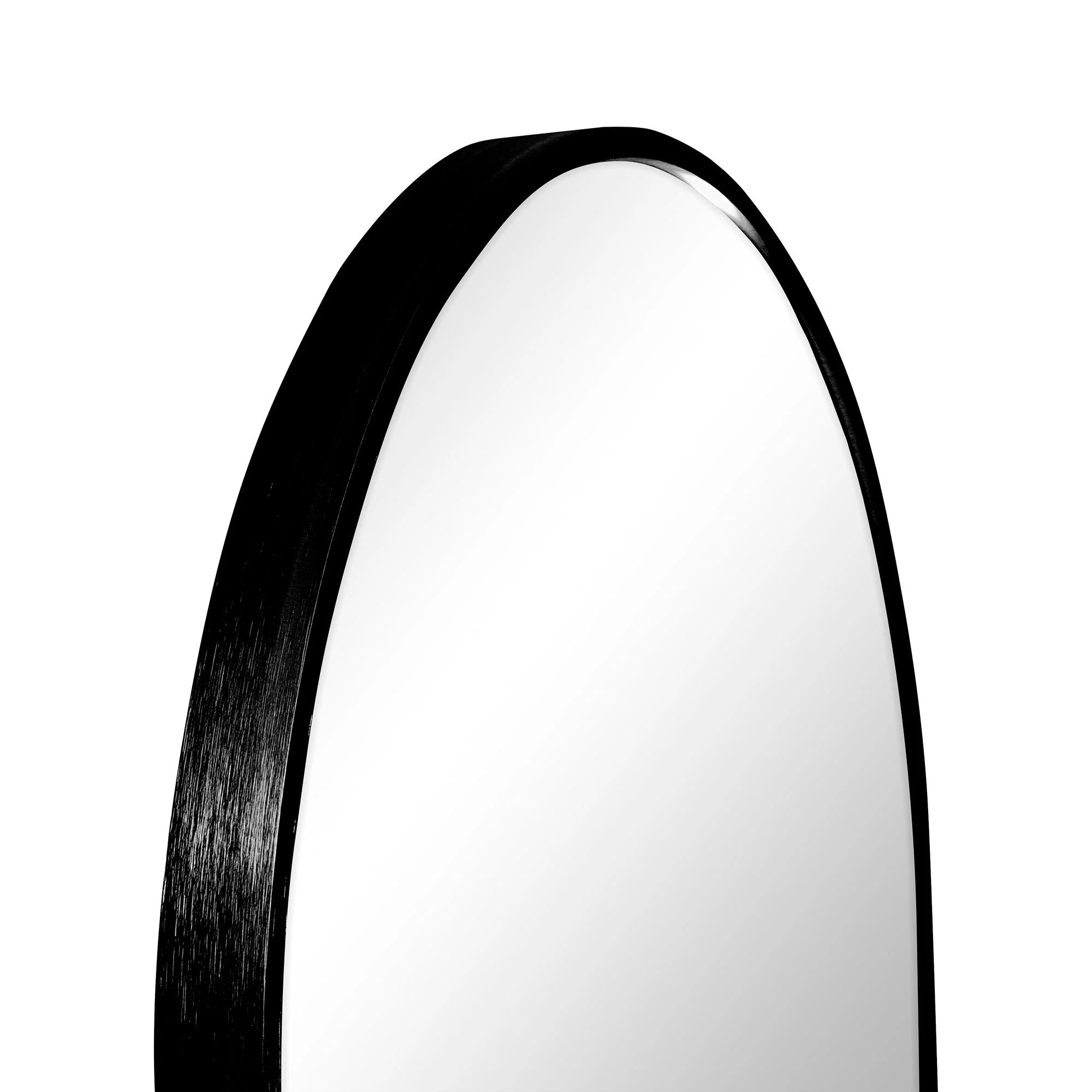 Naomi 80cm Arched Wall Mirror Black - Image 6