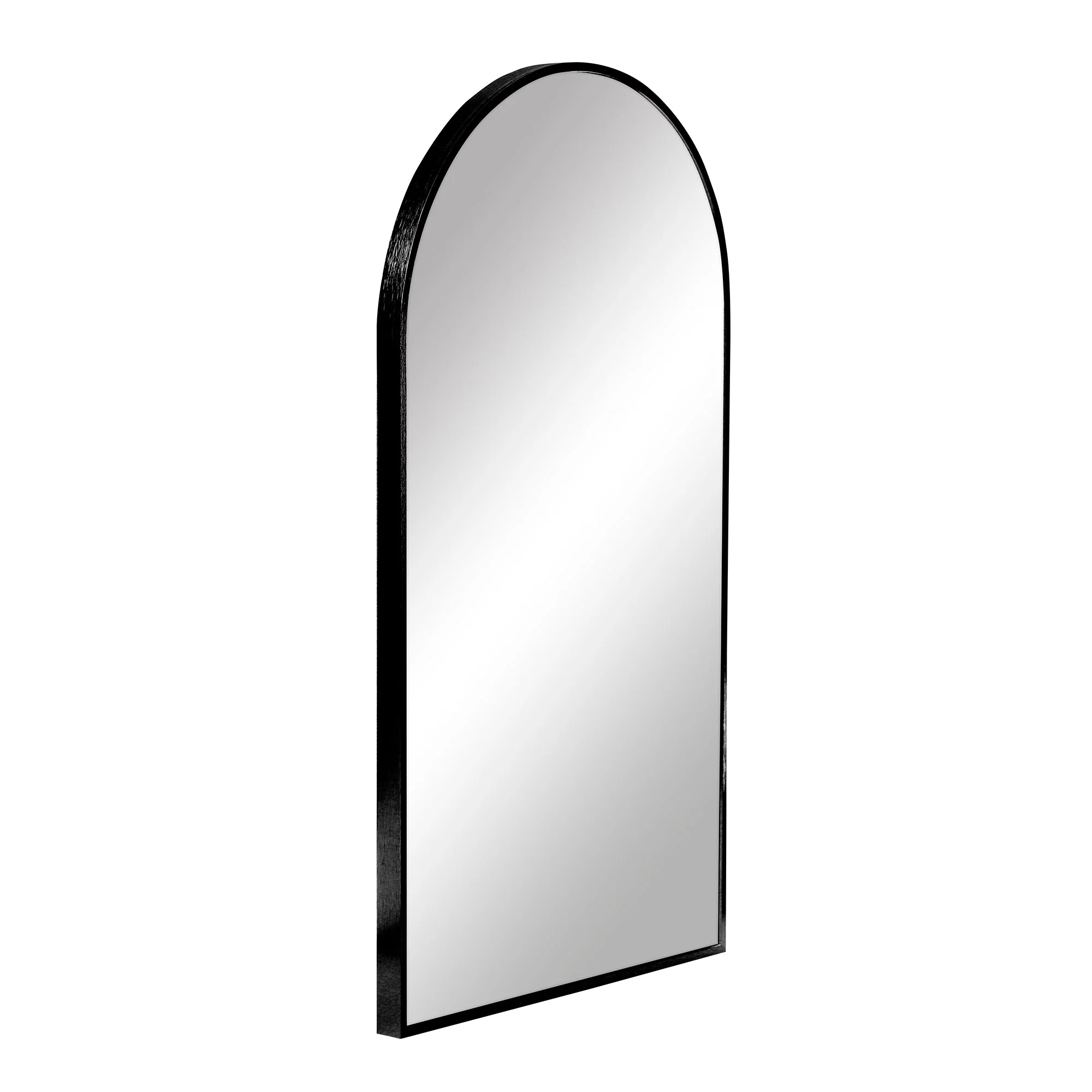 Naomi 80cm Arched Wall Mirror Black - Image 9