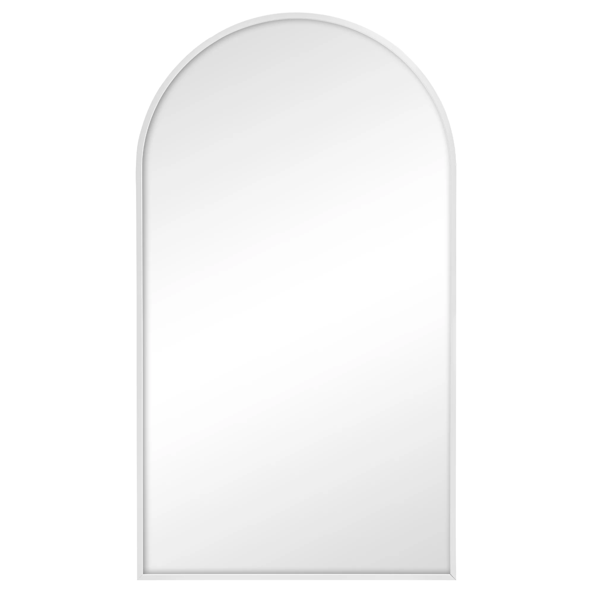 Naomi 80cm Arched Wall Mirror White - Image 2