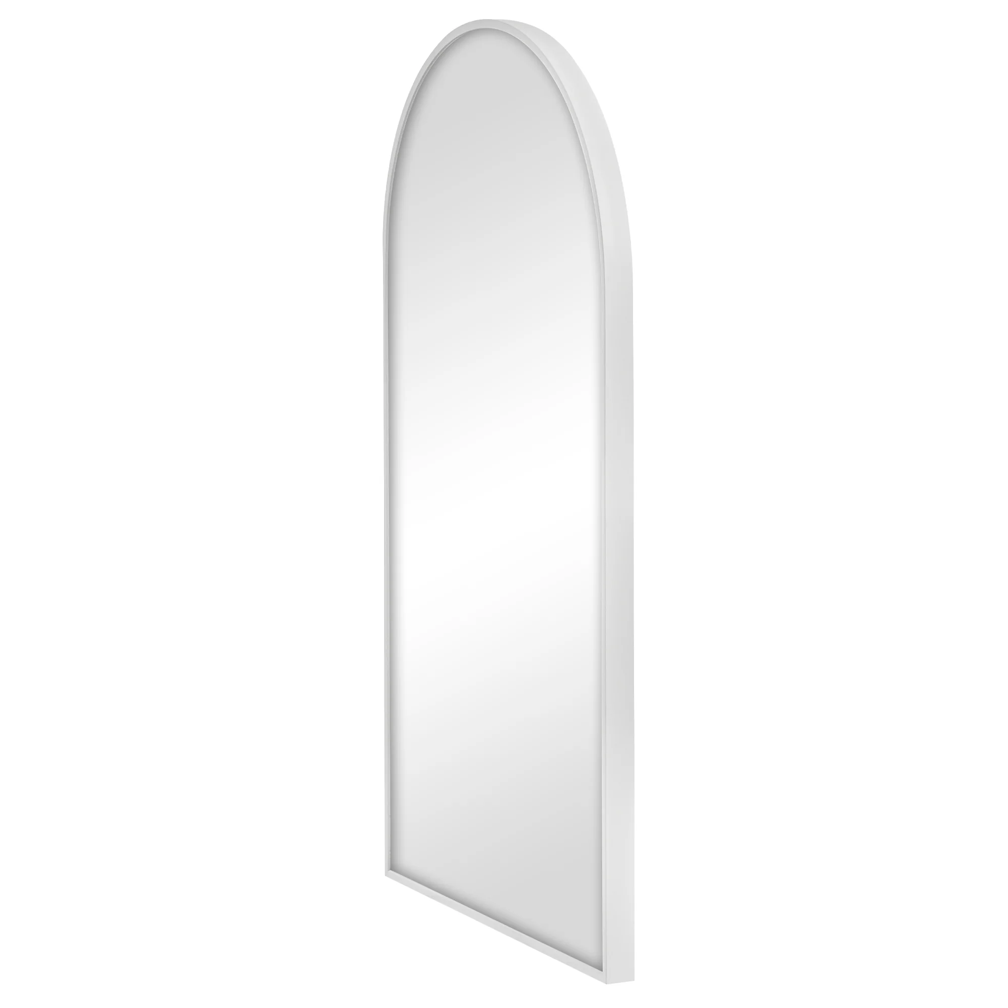 Naomi 80cm Arched Wall Mirror White - Image 6