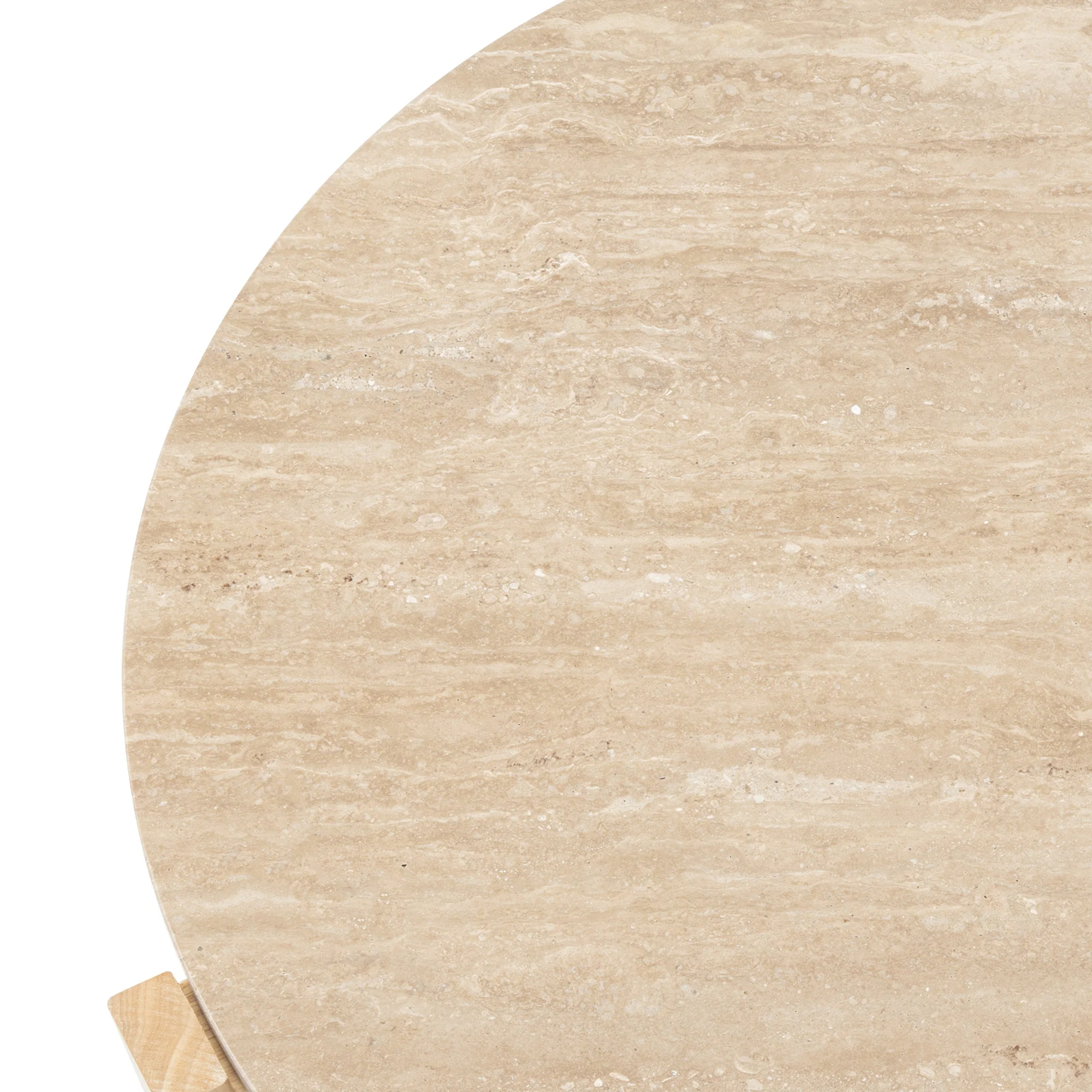 Neith 83cm Real Travertine Coffee Table Natural - Image 8