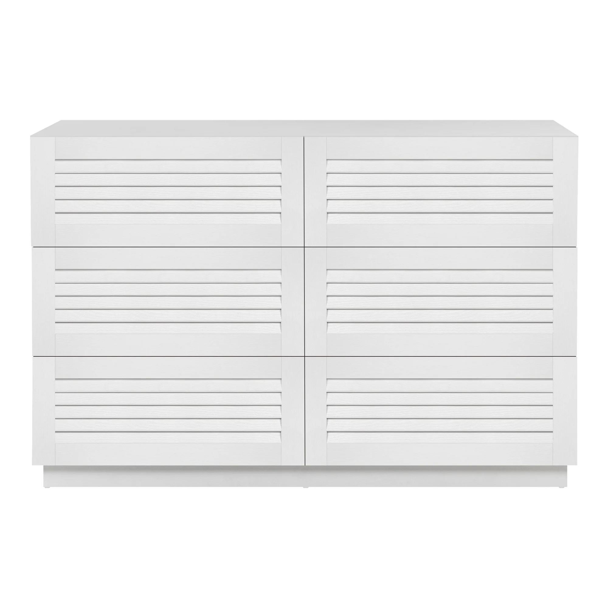 Neive Chest of 6 Drawers White - Image 2