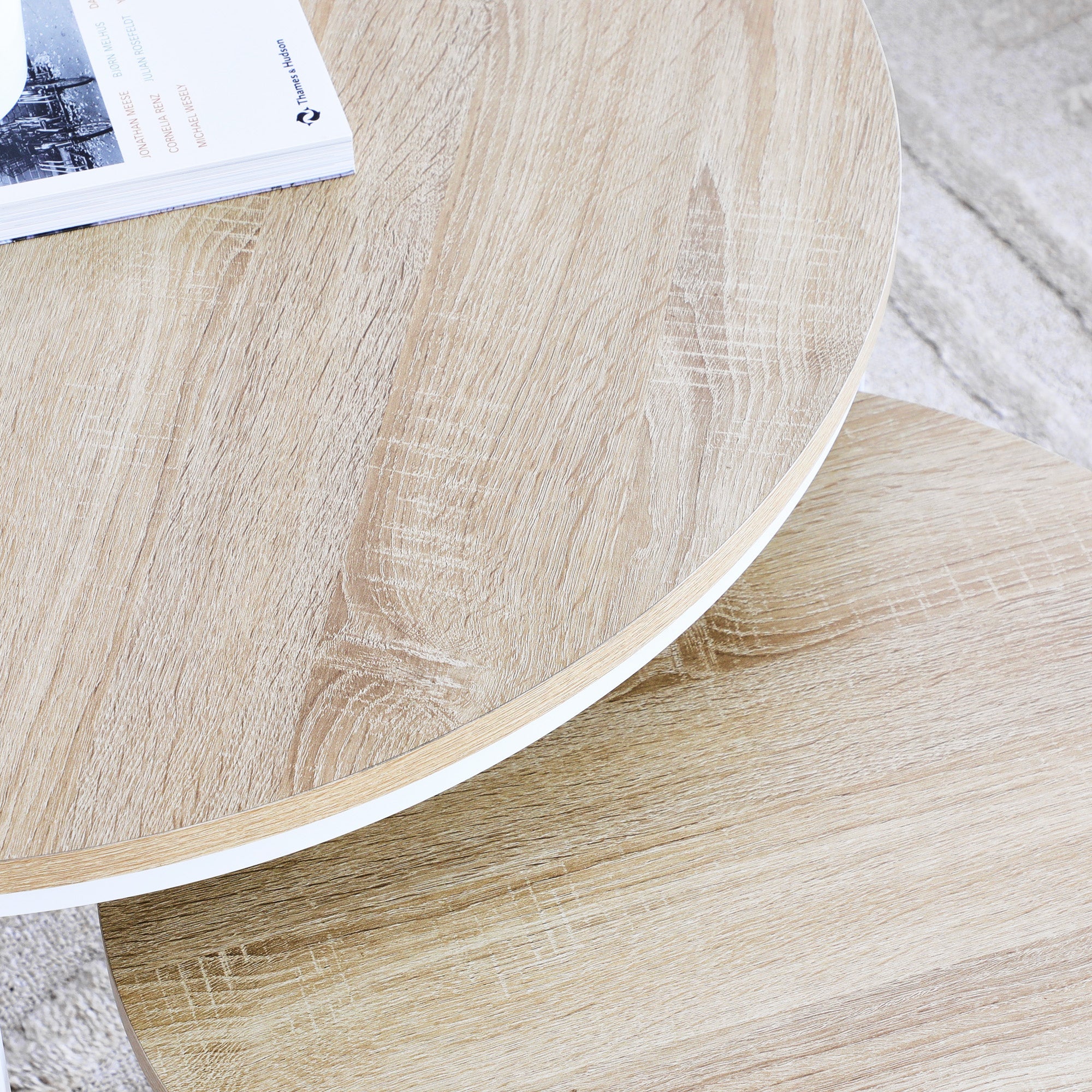 Nesting Sonoma Coffee Tables Set Of 2 White - Image 9