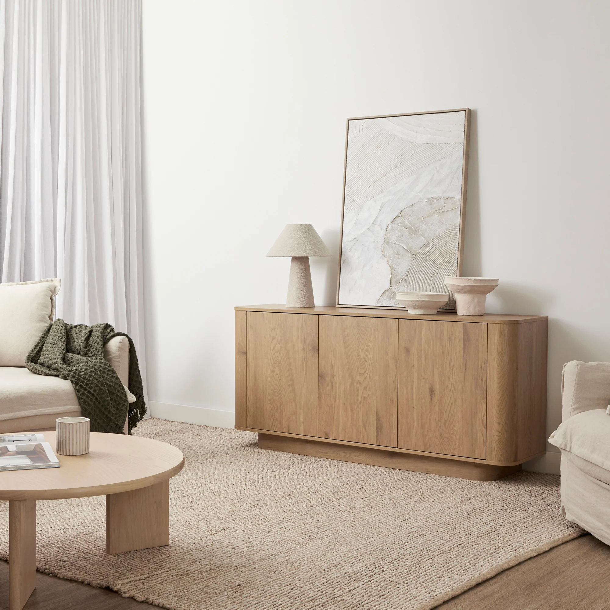Nina Buffet Oak (160cm) - Image 10