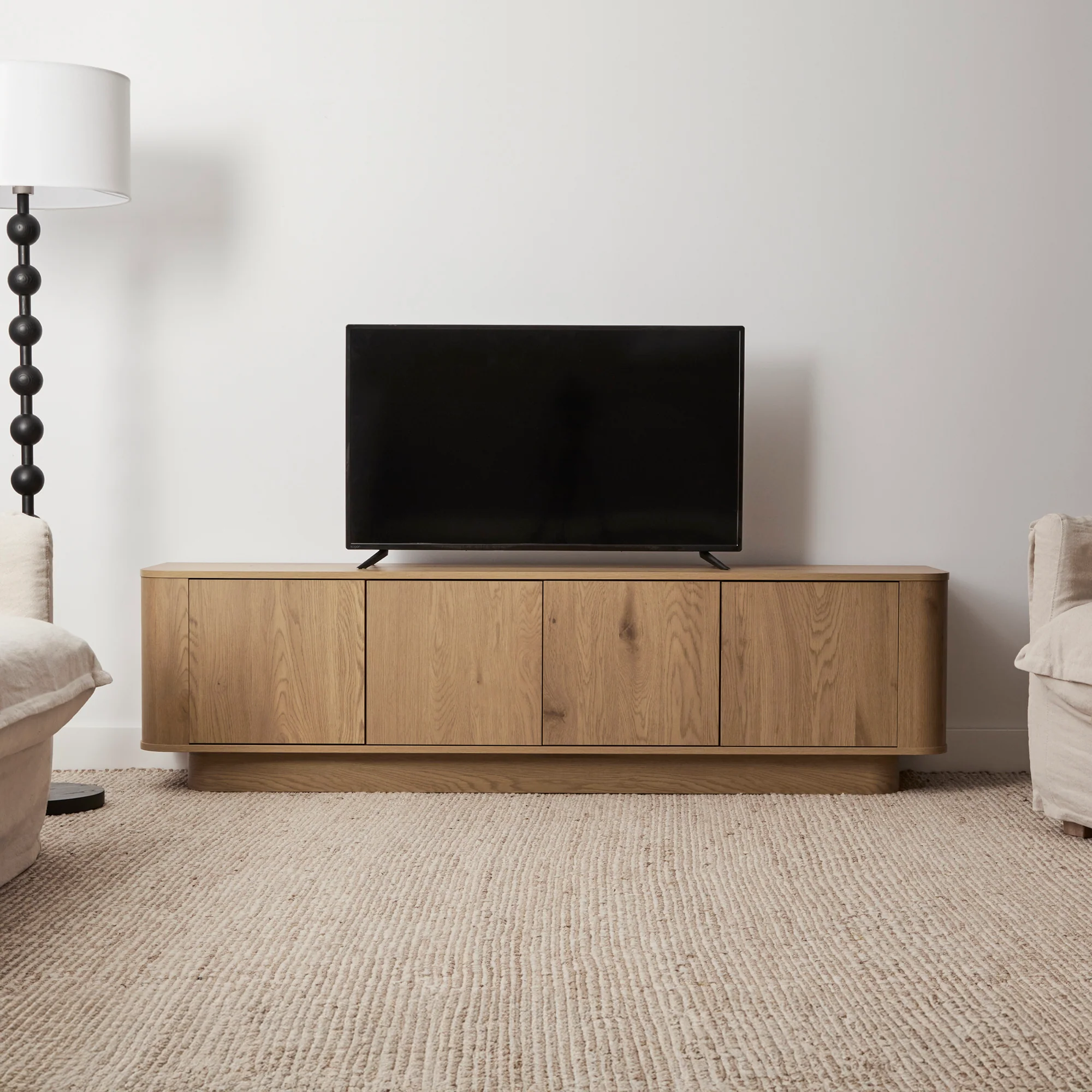 Nina Entertainment Unit Oak (180cm) - Image 5
