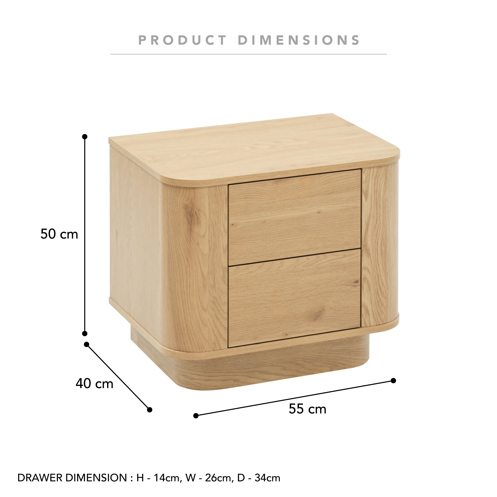 Nina Bedside Table (Set of 2) - Image 3