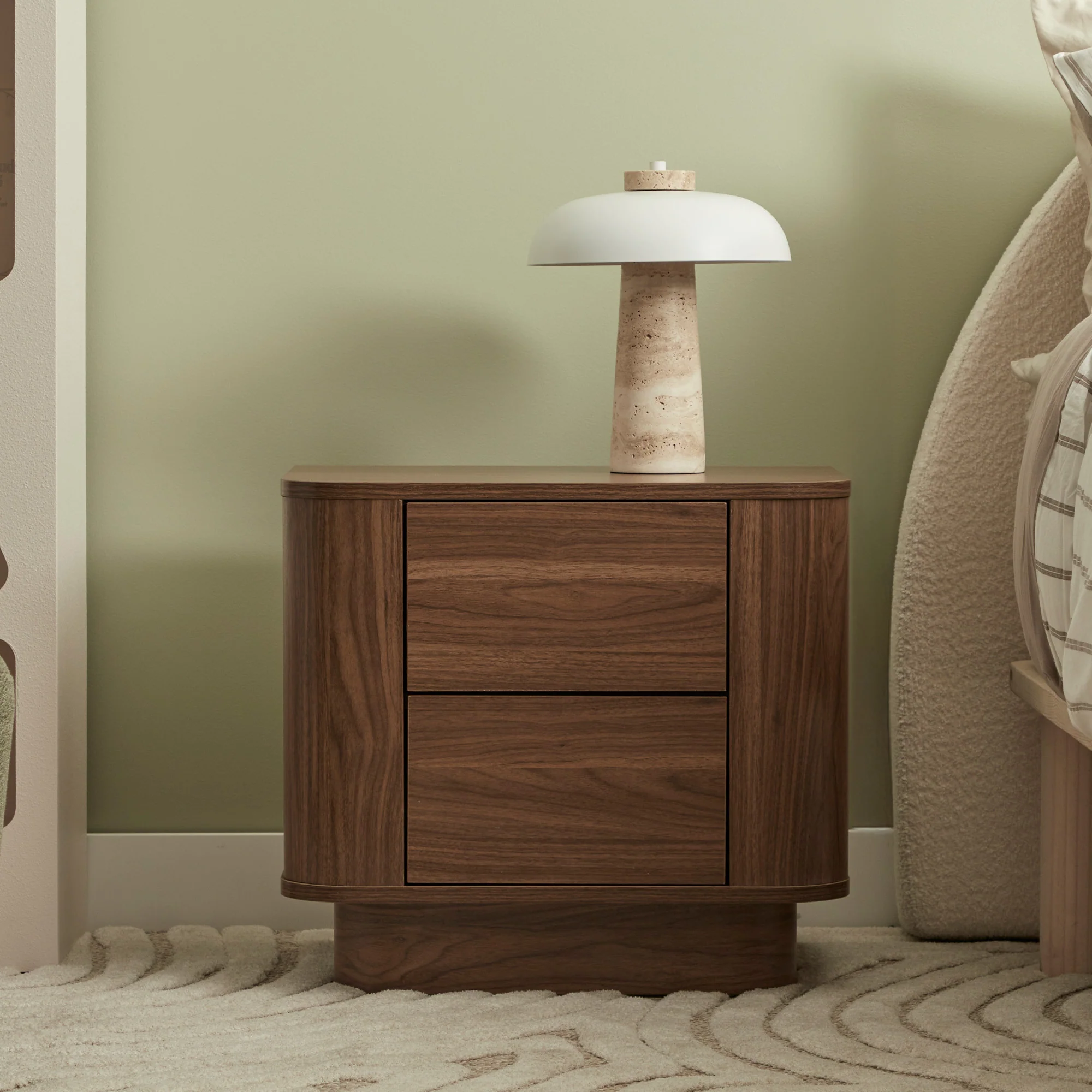 Nina Bedside Table Walnut (Set of 2) - Image 5