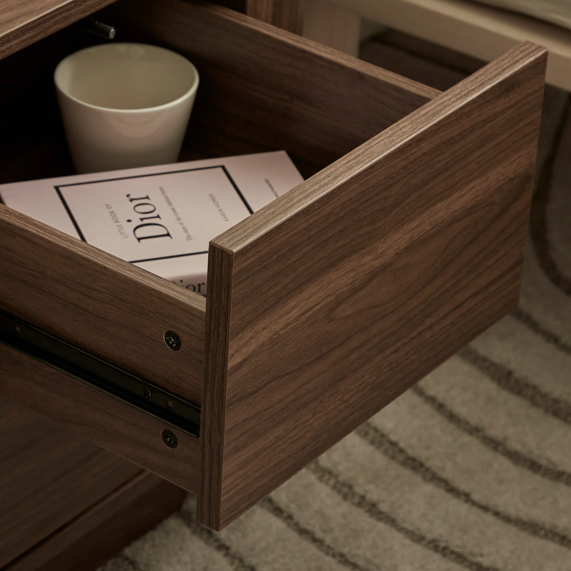 Nina Bedside Table Walnut (Set of 2) - Image 7