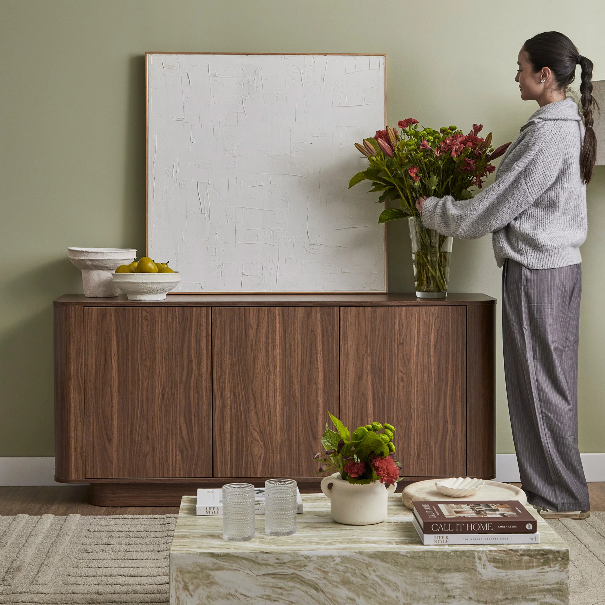 Nina Buffet Walnut (160cm) - Image 5