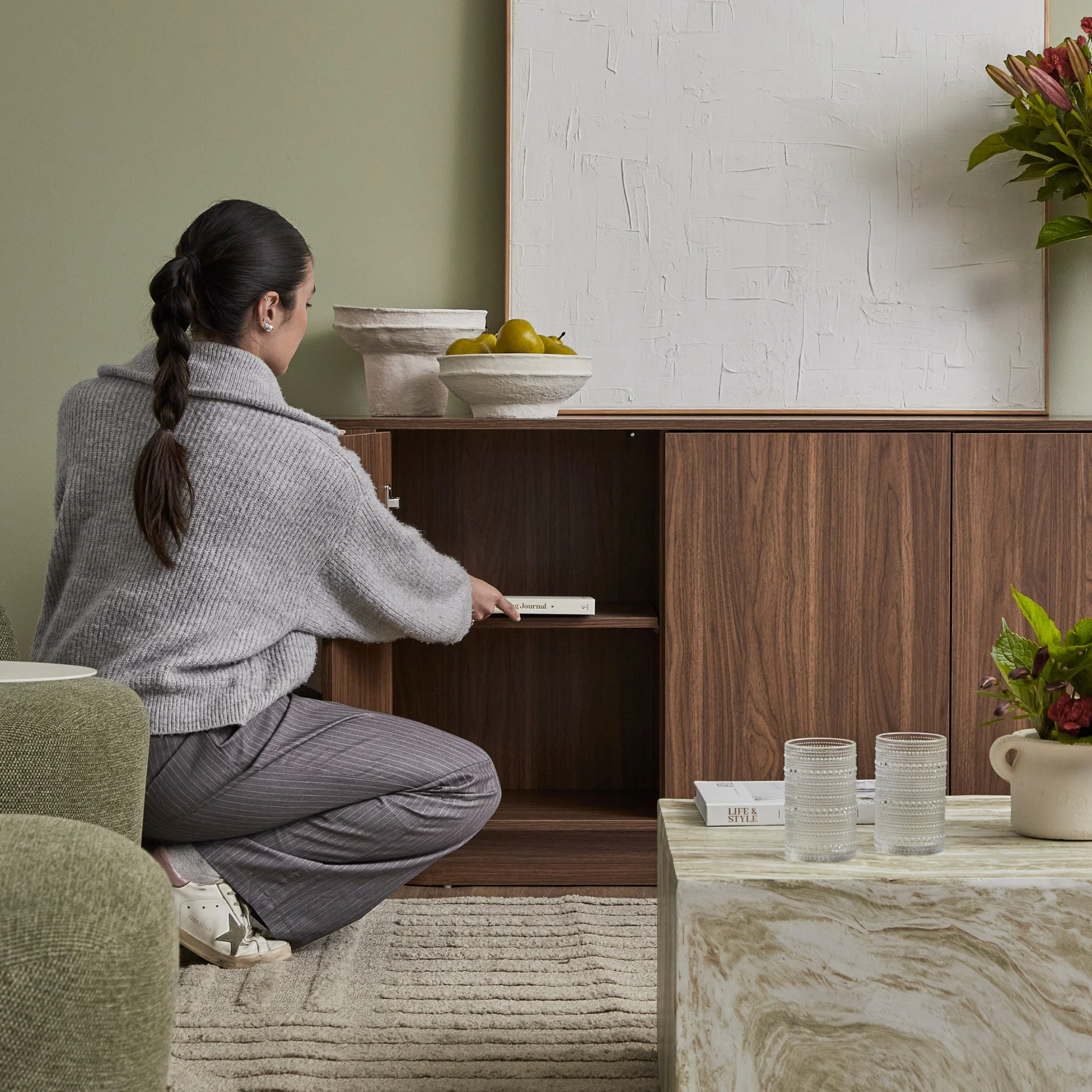 Nina Buffet Walnut (160cm) - Image 6
